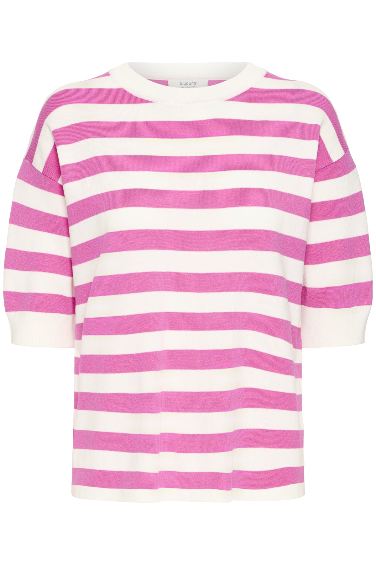 B Young MMorla T-Shirt - Phlox Pink Stripe