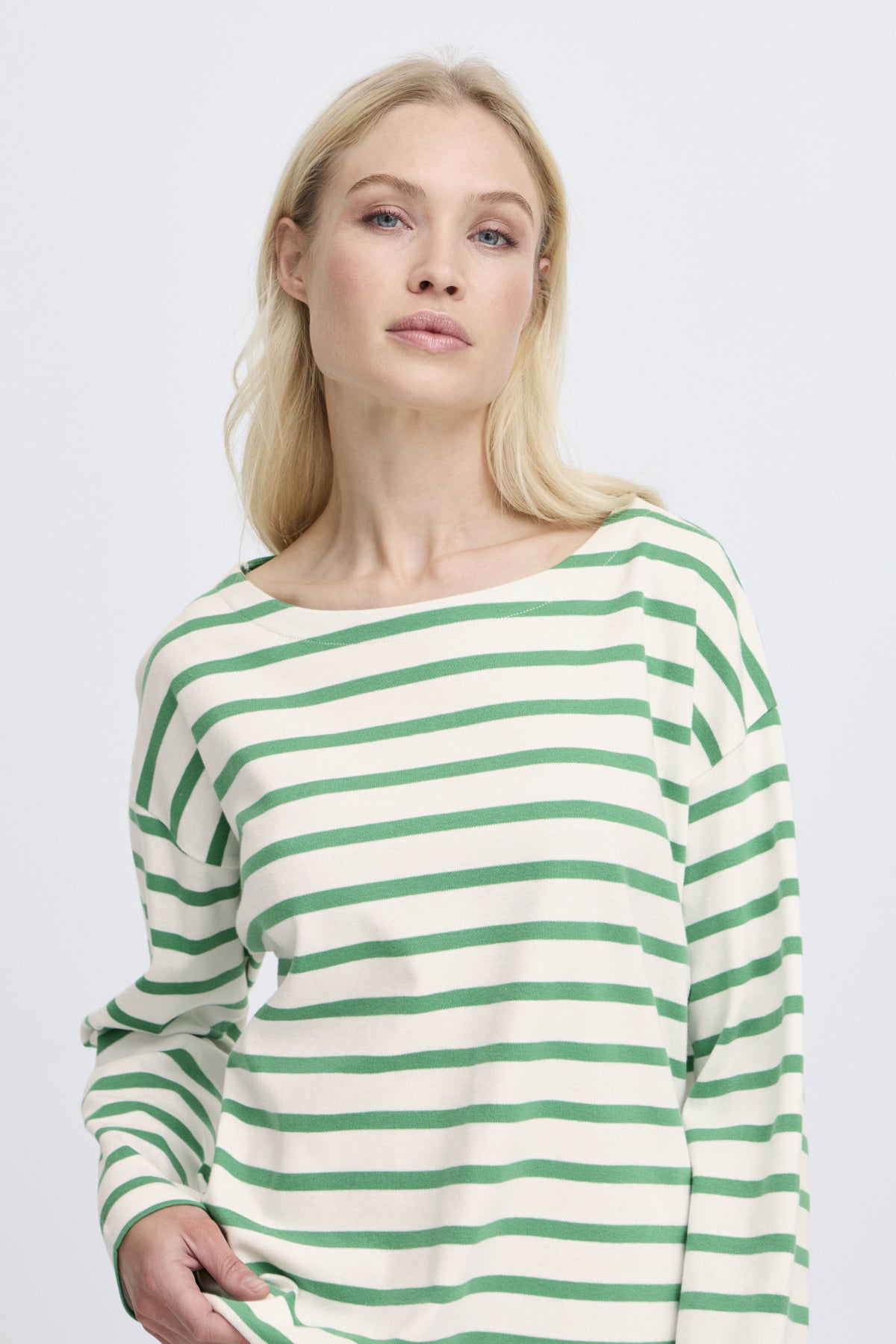 B Young Ramsi Lightweight Jumper - Leprechaun Stripe