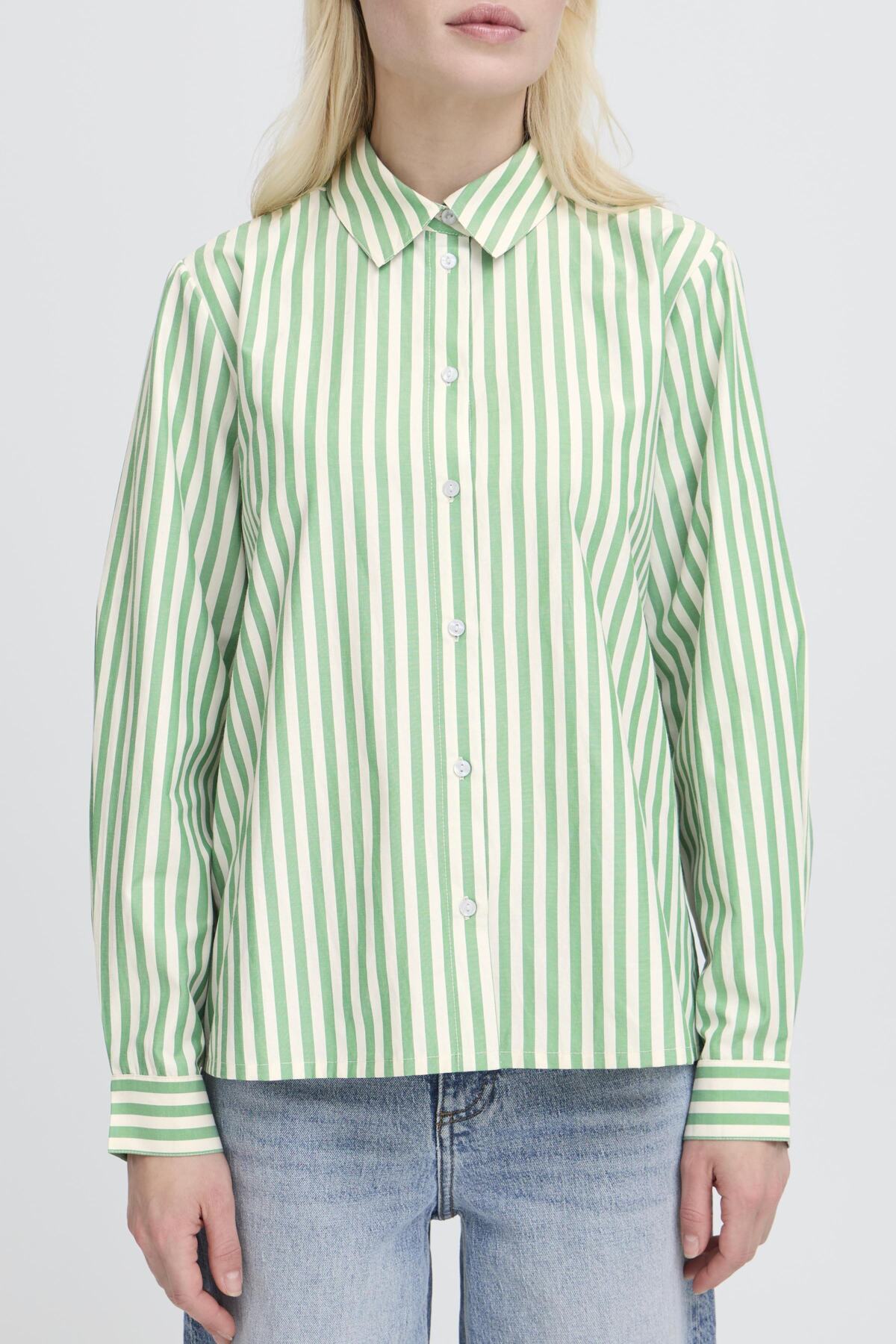 B Young Hetila Shirt - Leprechaun Stripe