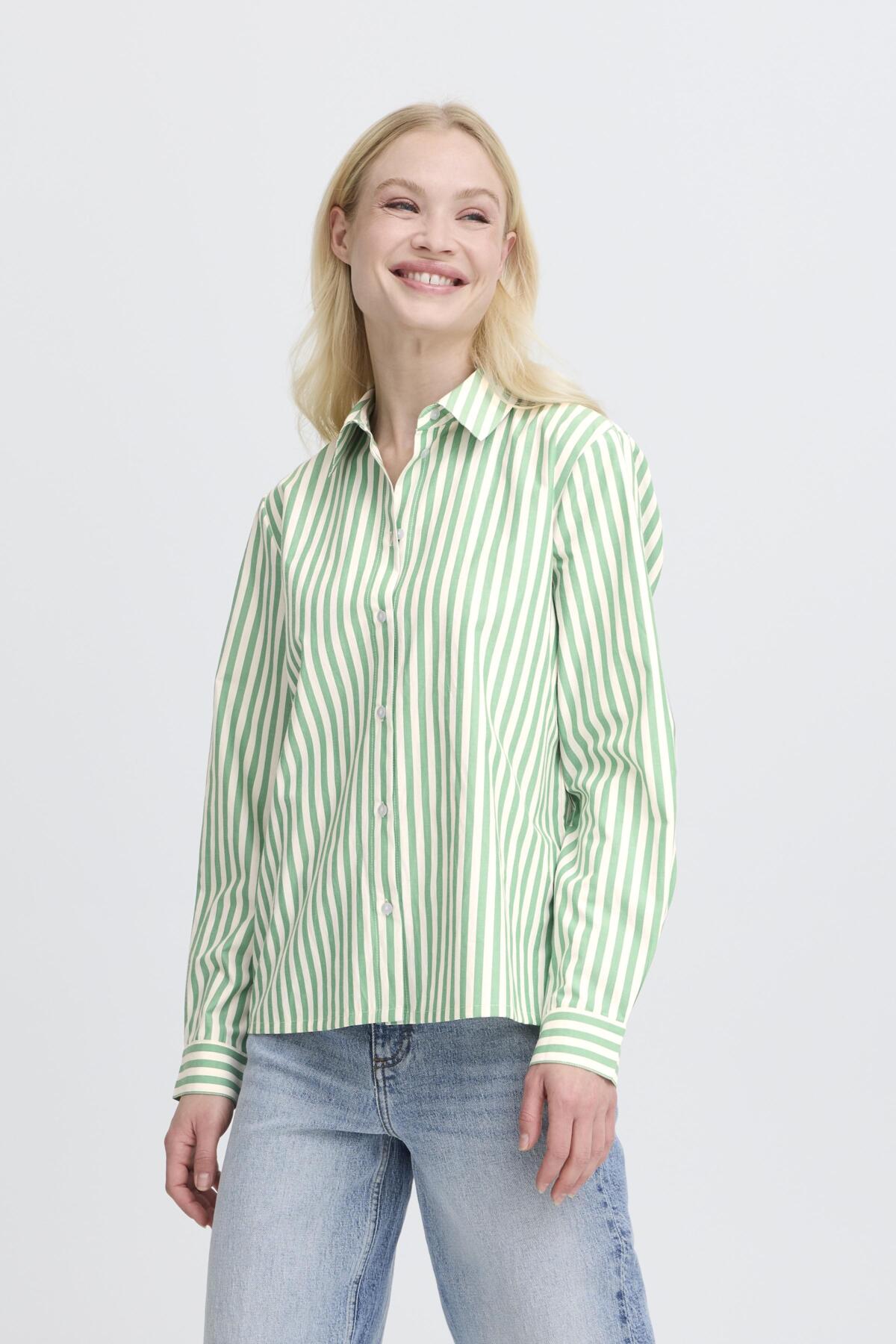 B Young Hetila Shirt - Leprechaun Stripe