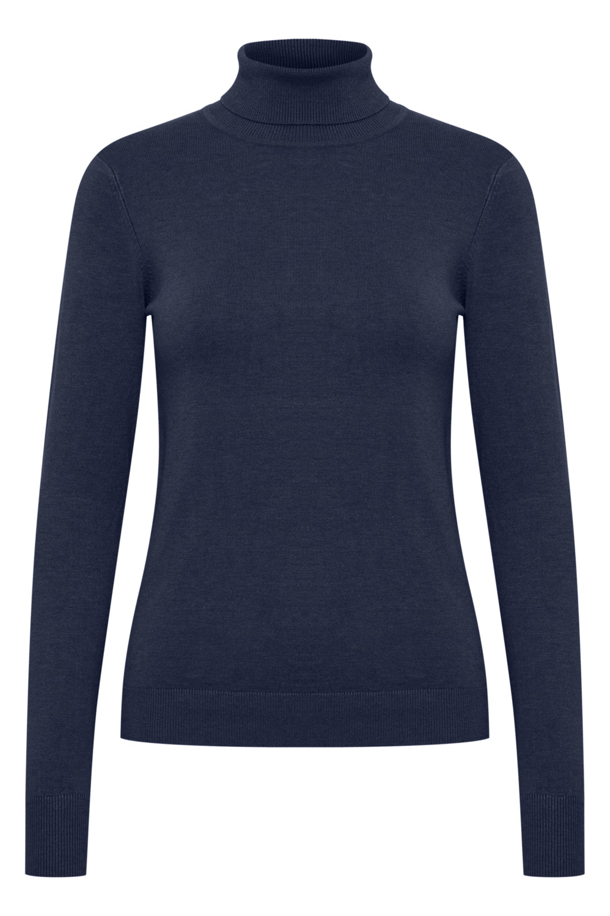 B Young MORLA Roll-Neck Jumper - Navy Blazer
