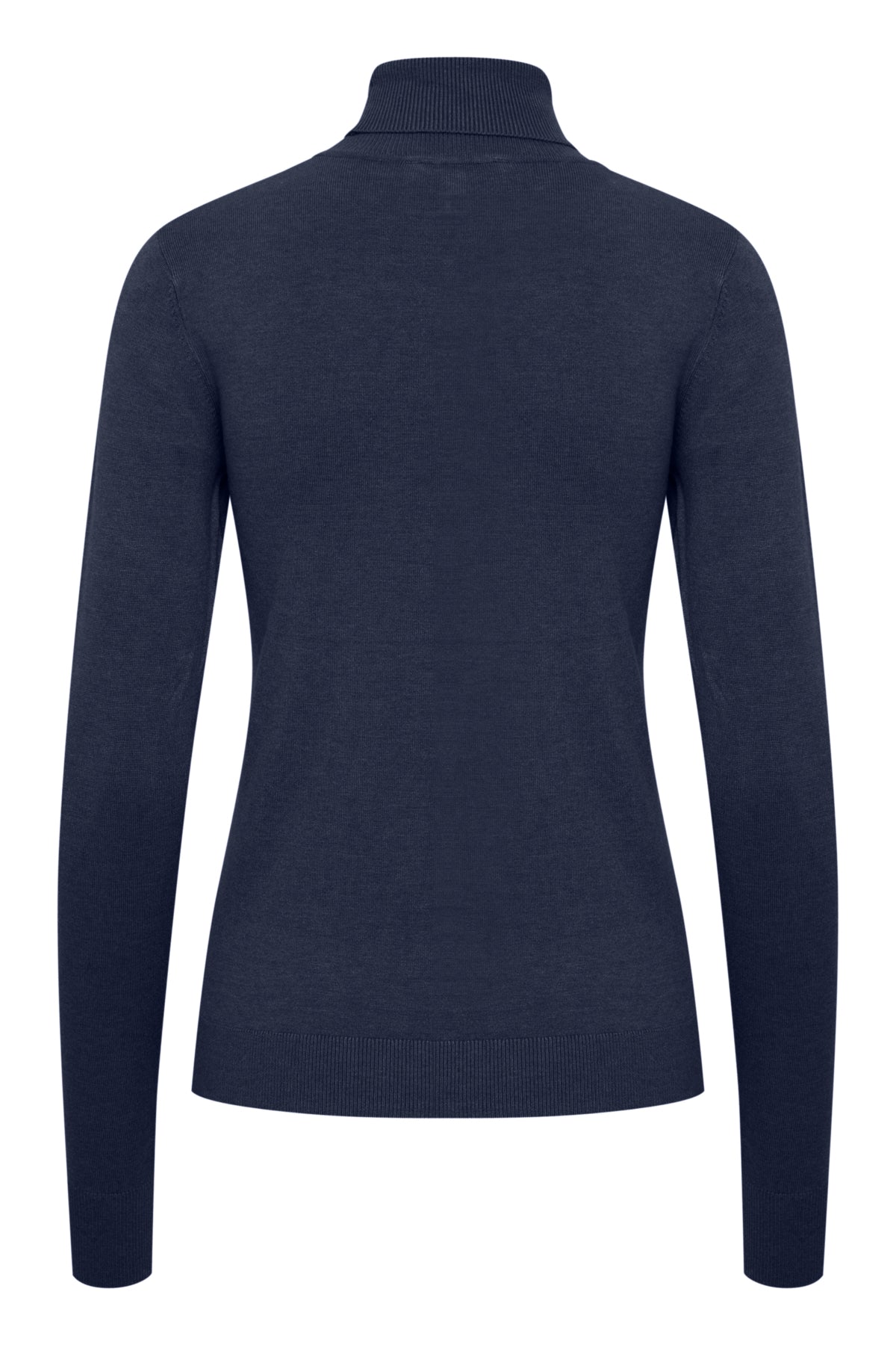 B Young MORLA Roll-Neck Jumper - Navy Blazer