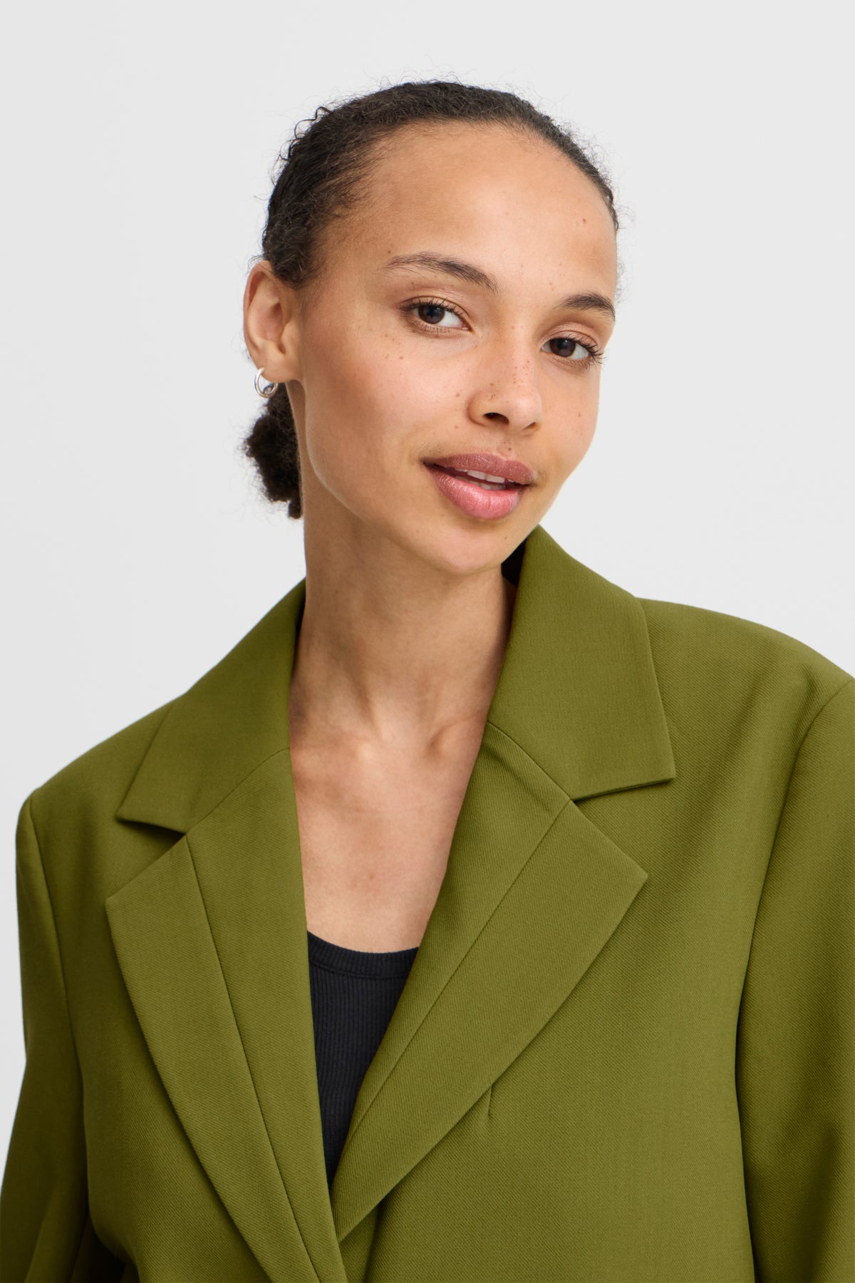 B Young DENOA Short Blazer - Green