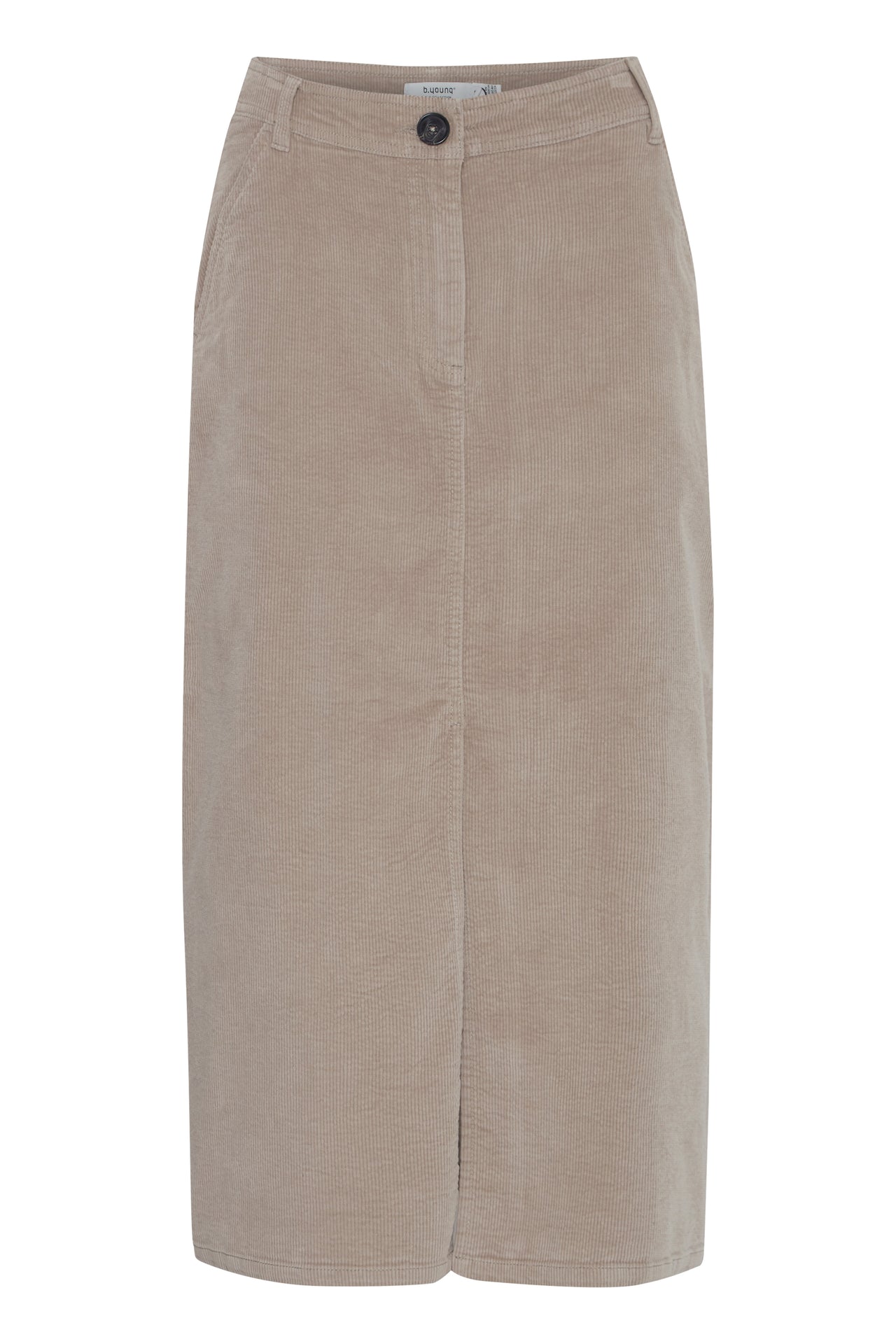B Young DASIK Woven Skirt - Beige