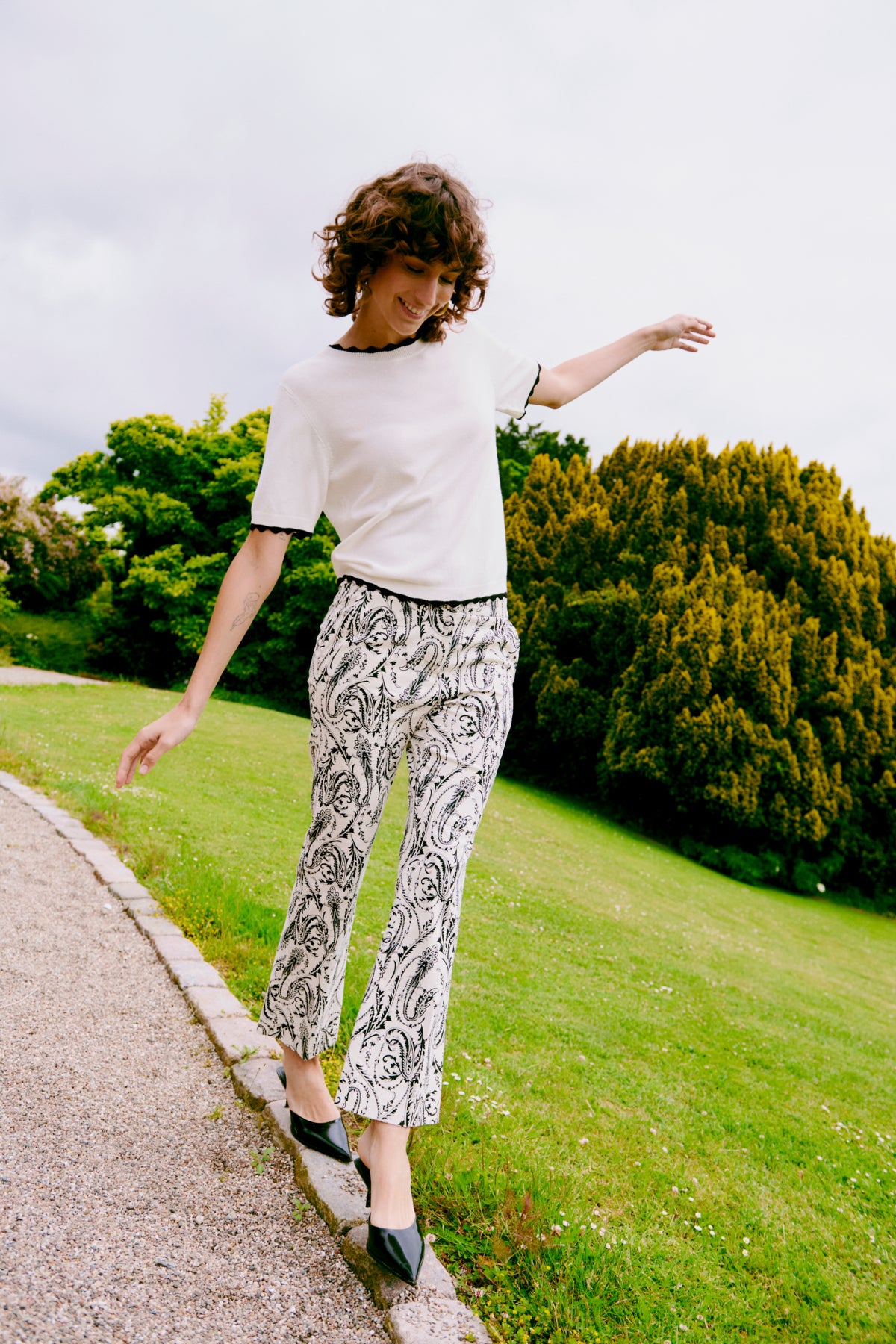 B.young Decka Paisley Pants