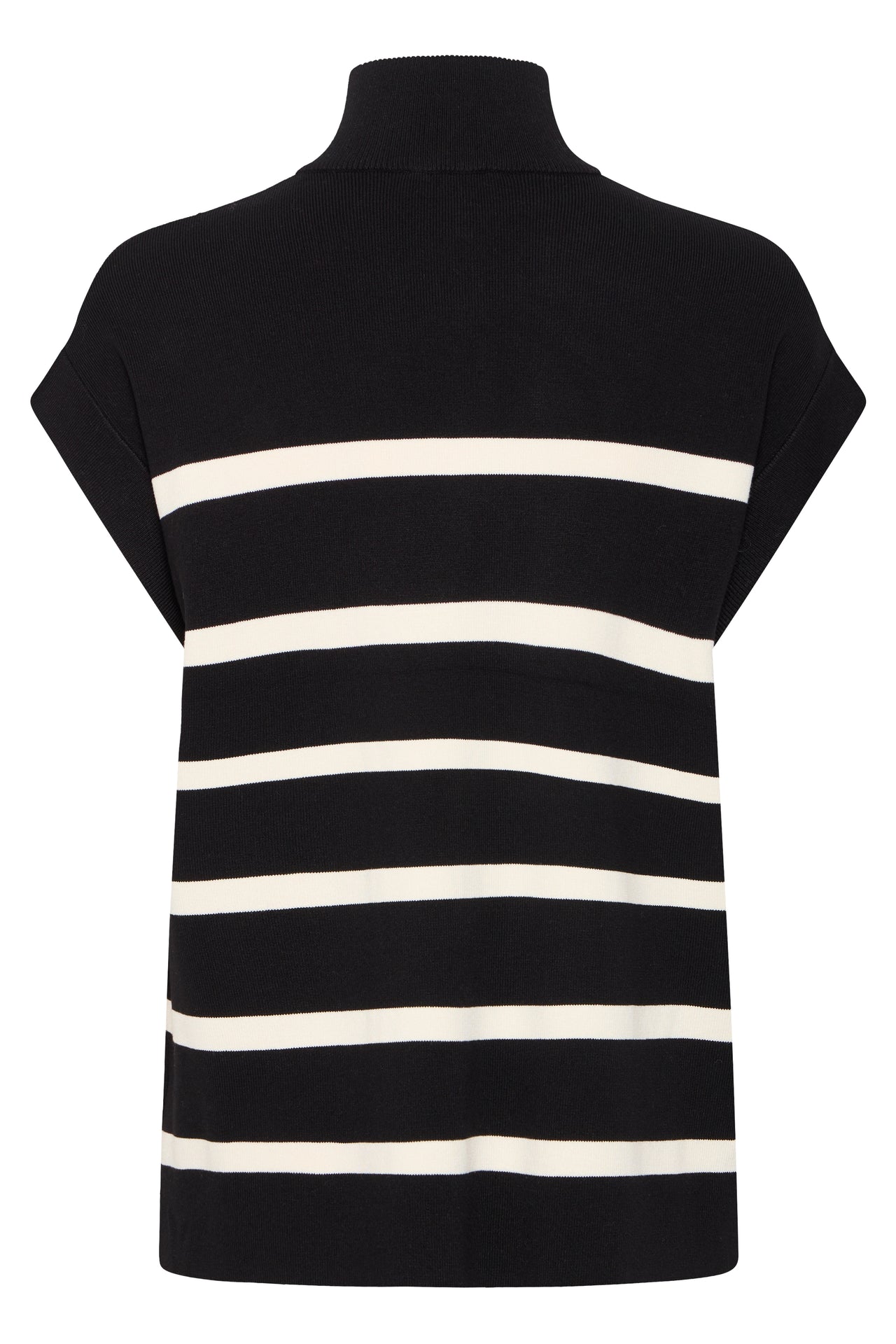 B Young MORLA Zipper Vest - Black Mix