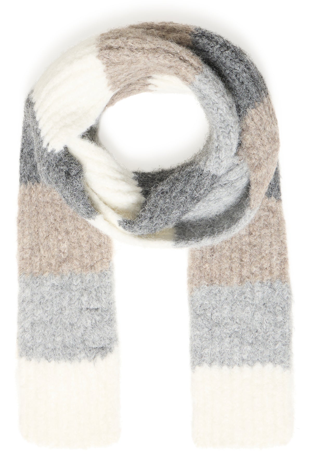 B Young VASHA Scarf - Grey Melange