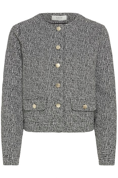 B Young ROWAN Button Jacket - Meteorite Salt & Pepper