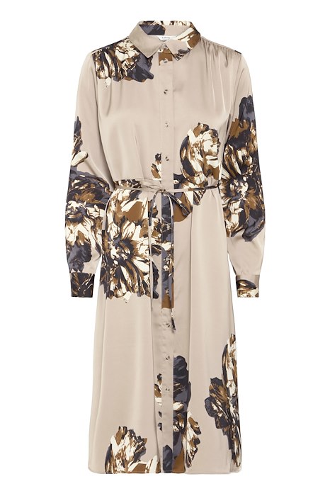 B Young JANNIKE Shirt Dress - String Mega Flower