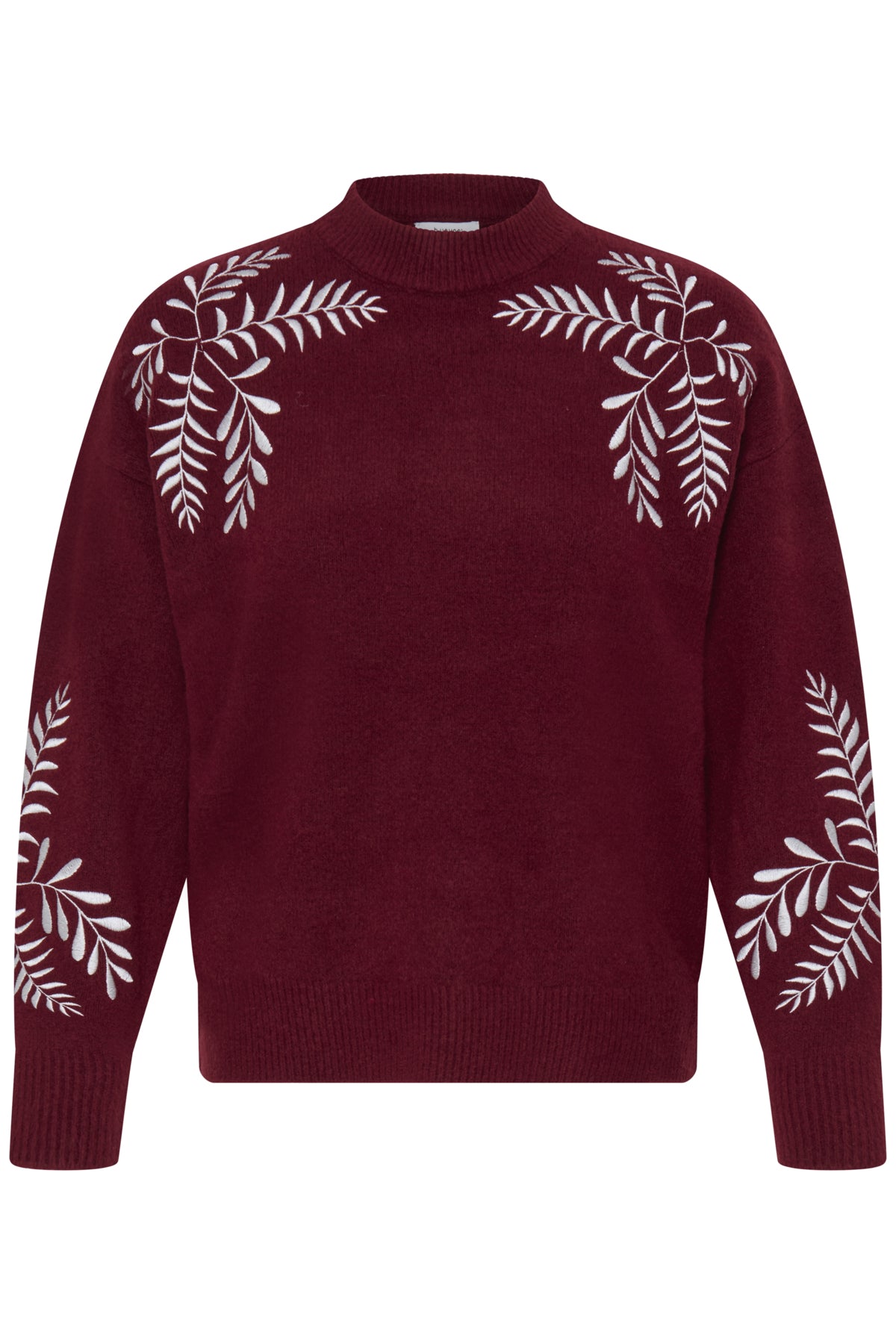 B Young MAGGE Embroidered Jumper - Port