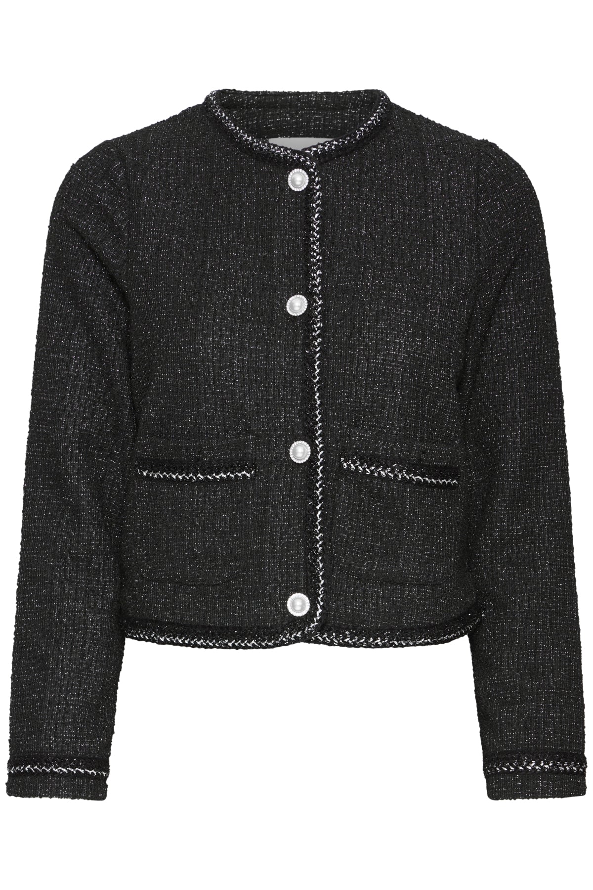 B Young Panthea Short Jacket - Meteorite