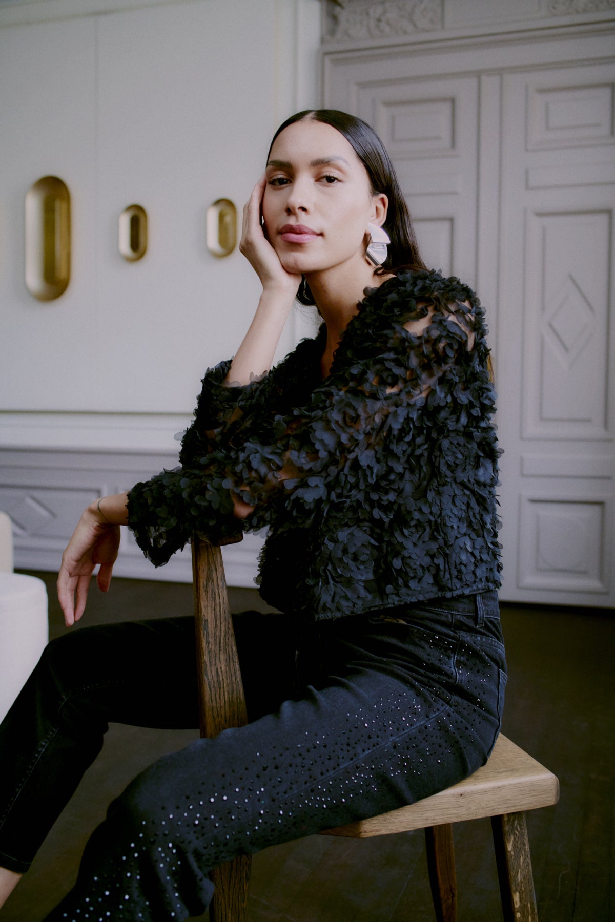 B Young Lara Straight Jeans - Black