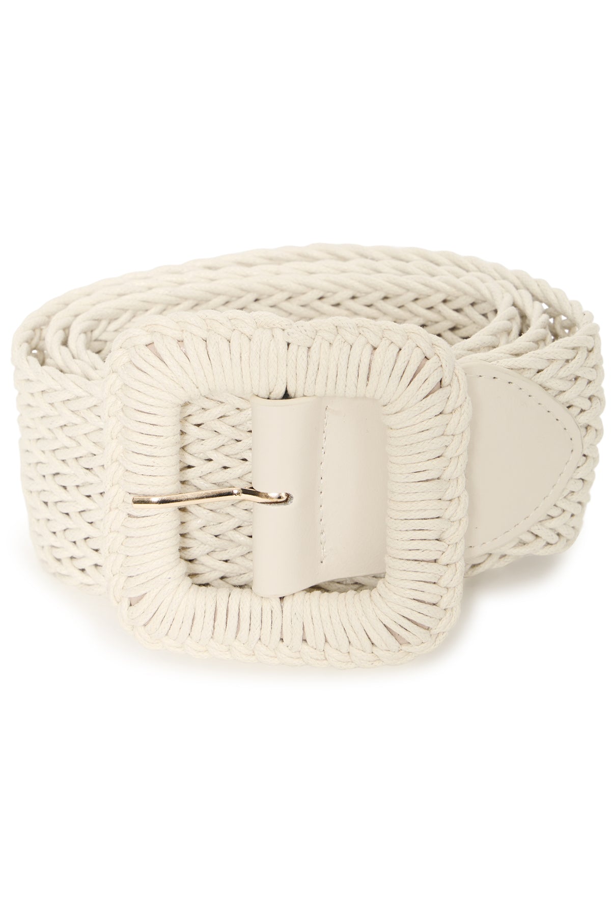B Young Viflet Cotton Belt - Marshmallow