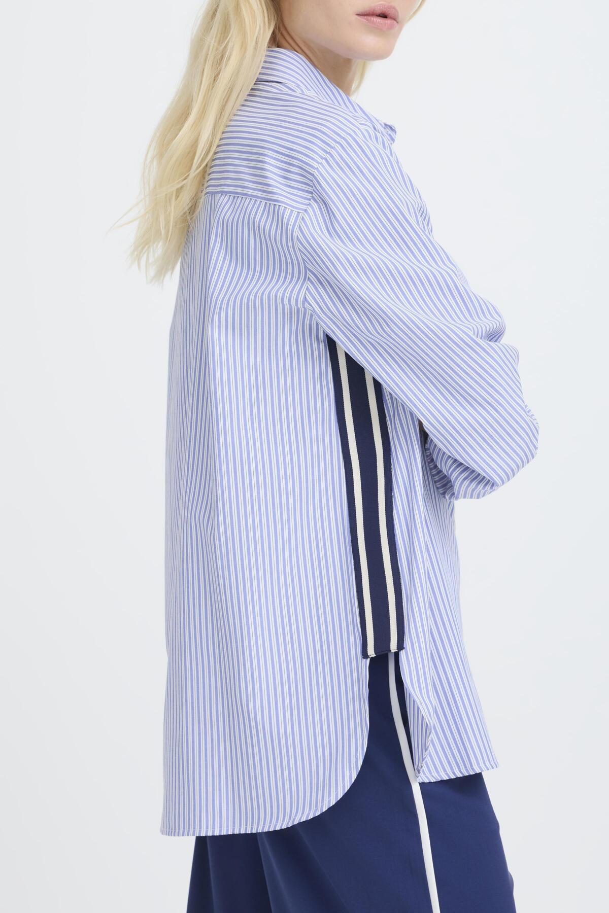 B Young HANIO Tape Shirt - Hanio Stripe