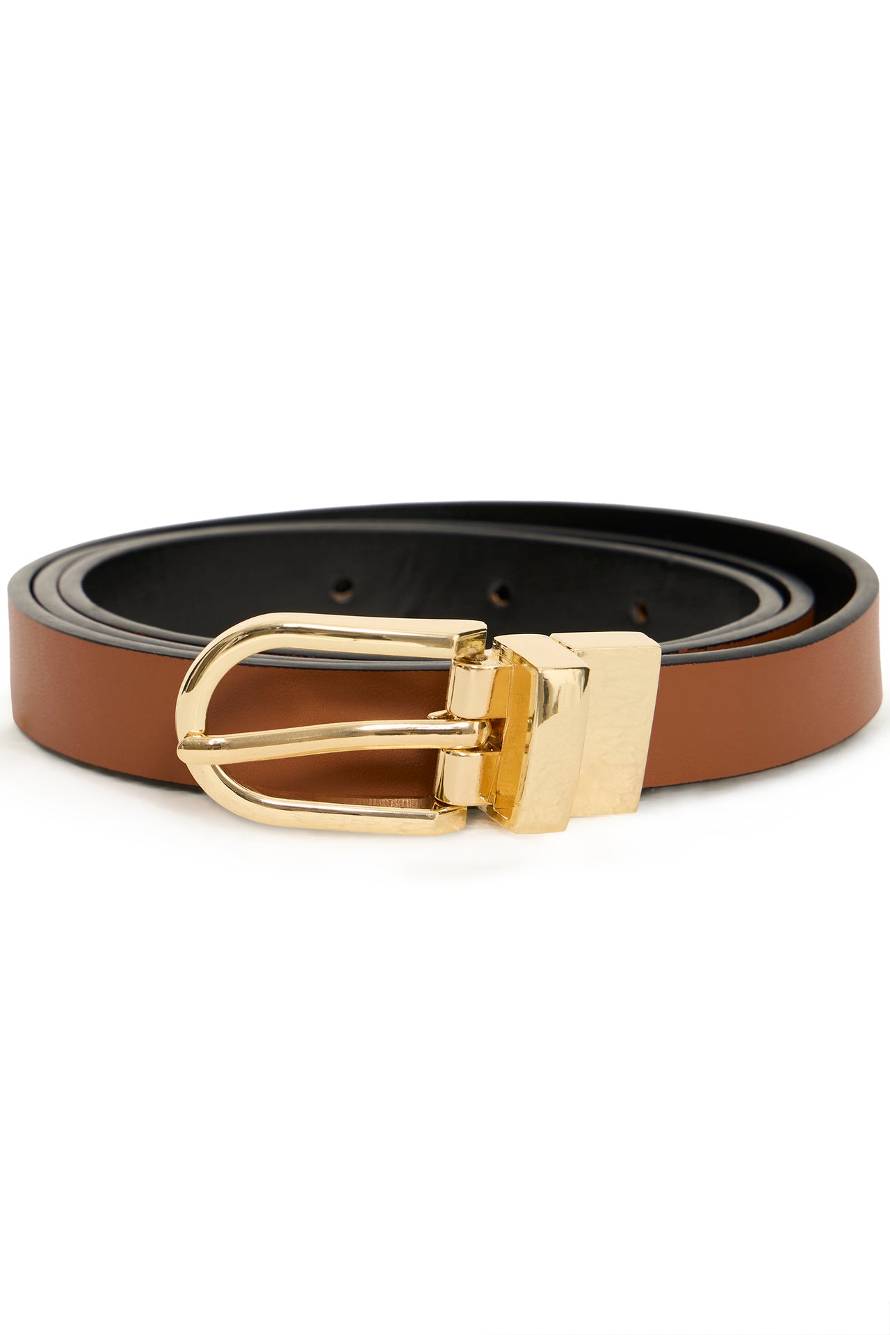 B Young WESSY Reversible Belt - Meteorite/Brown