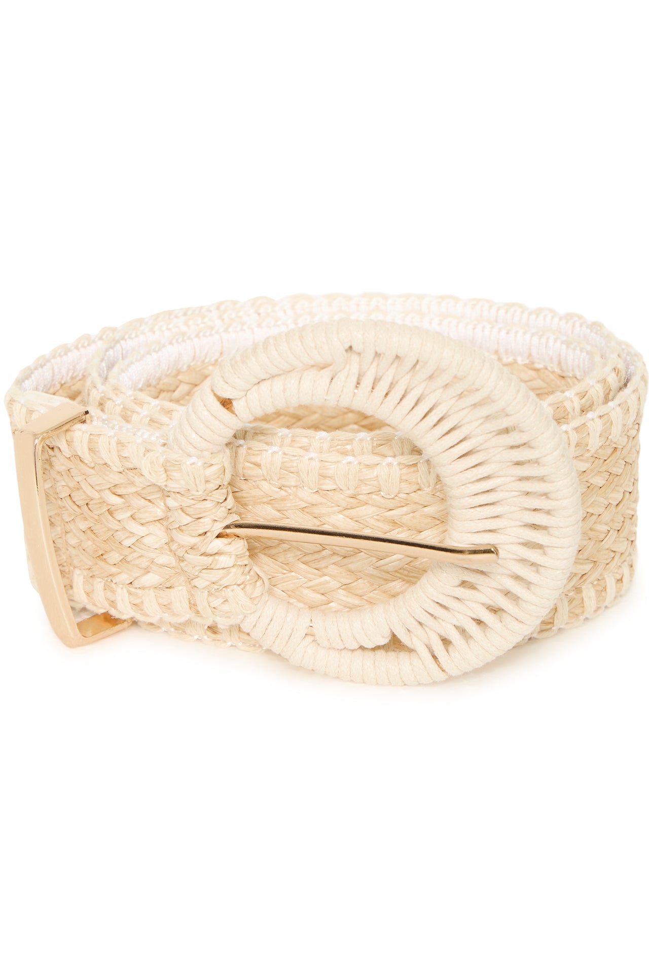 B Young ESTRAW Belt - Natural Light Straw