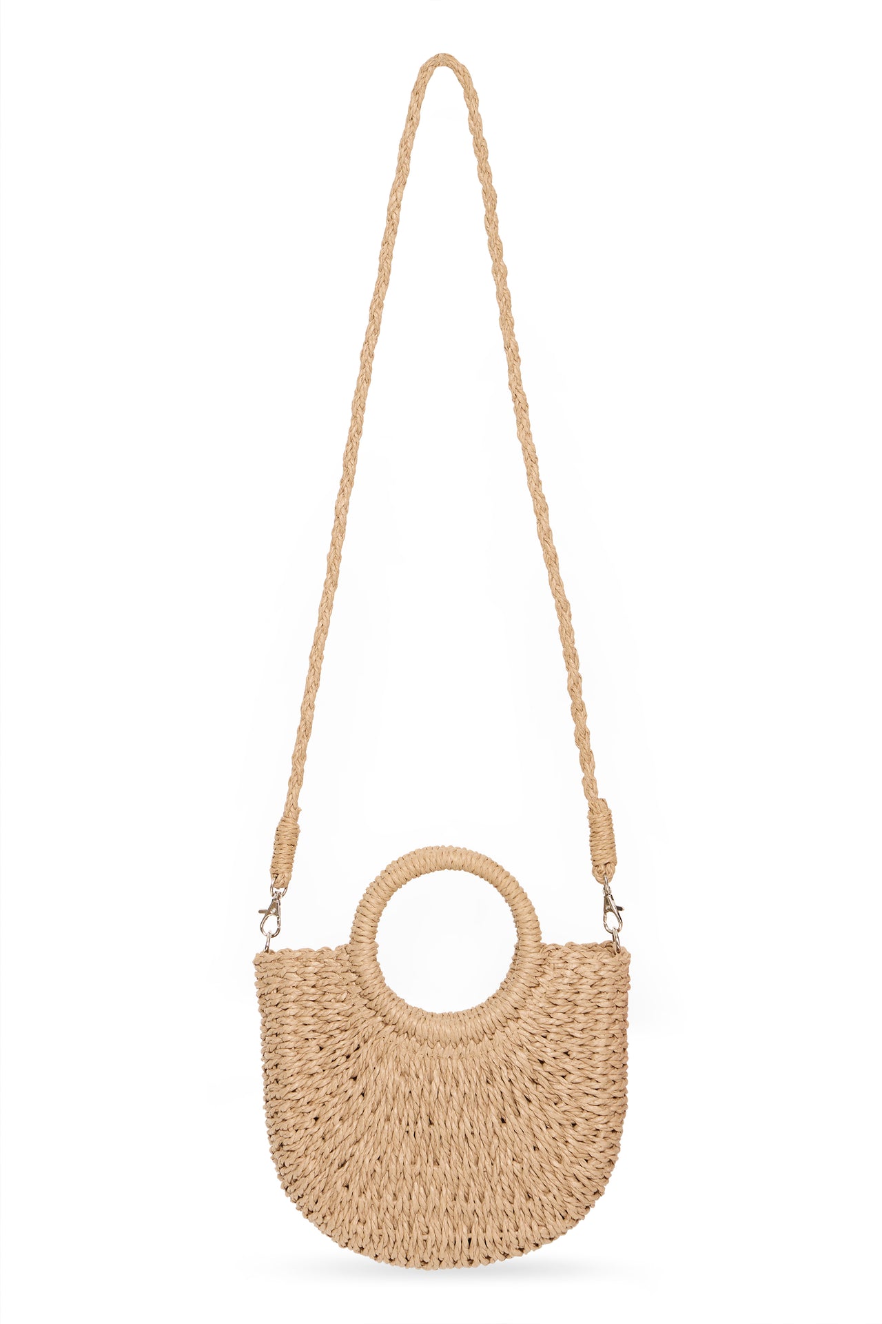 B Young VASHTI Bag - Natural Medium Straw