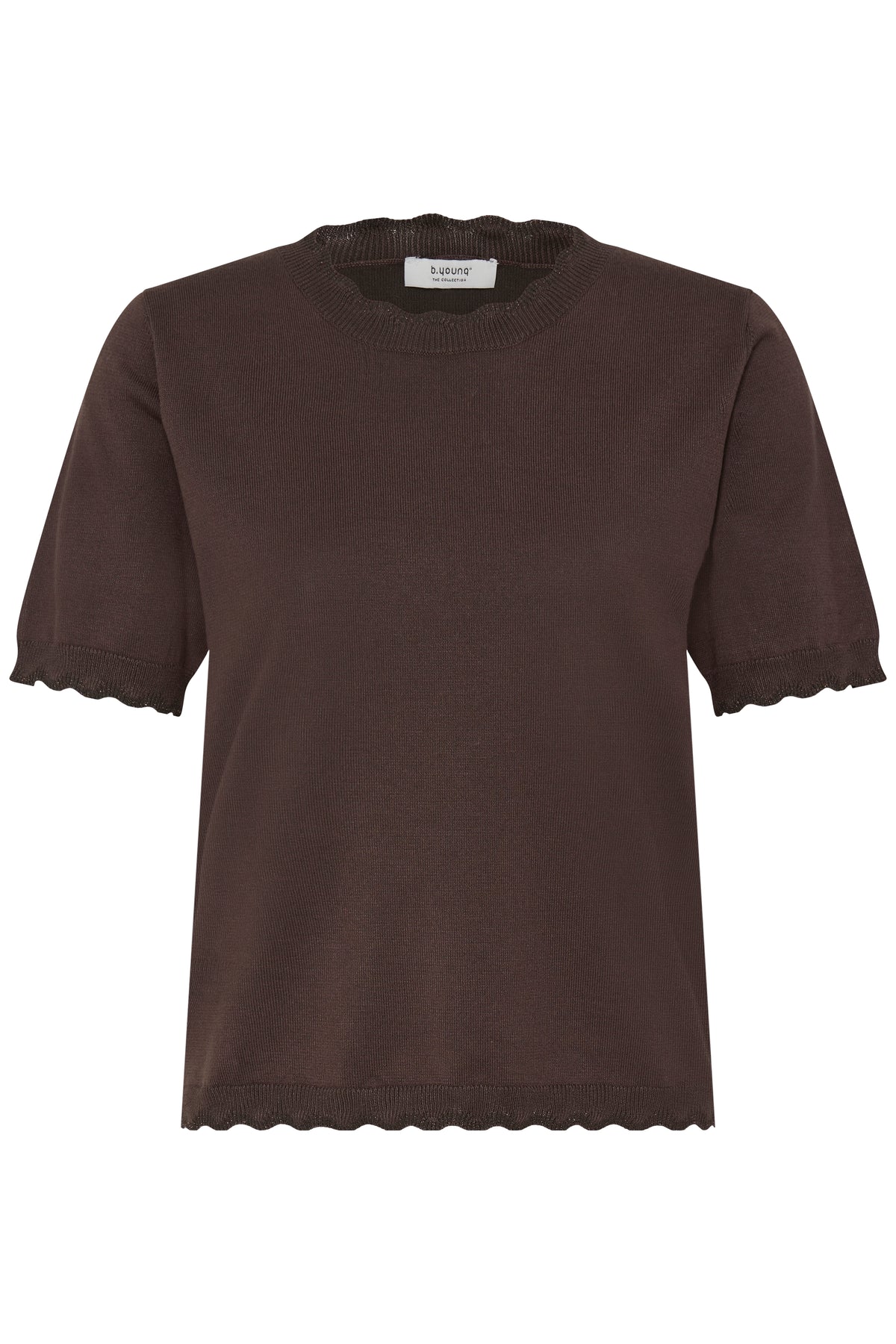 B Young MMORLA Lurex Short Sleeve Jumper - Java