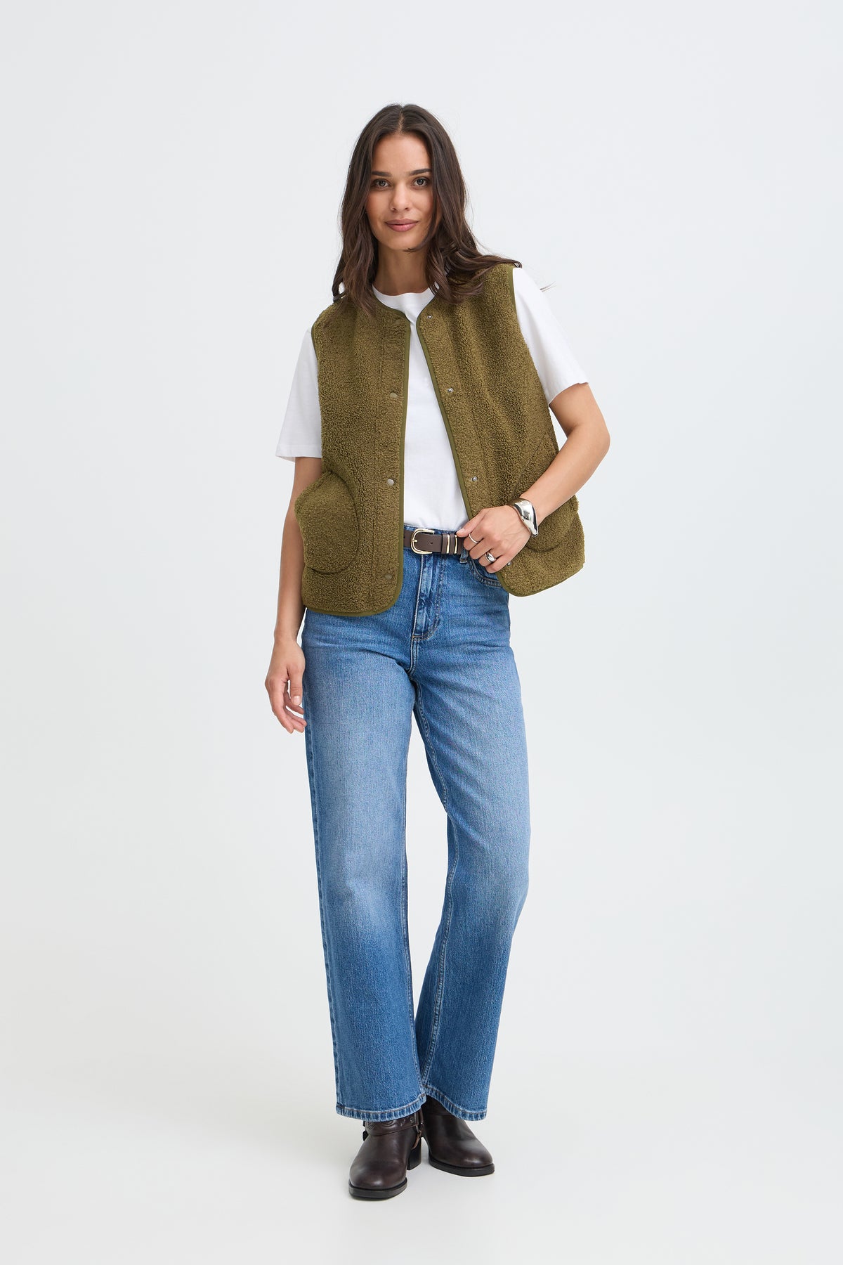 B Young Waistcoat - Beech