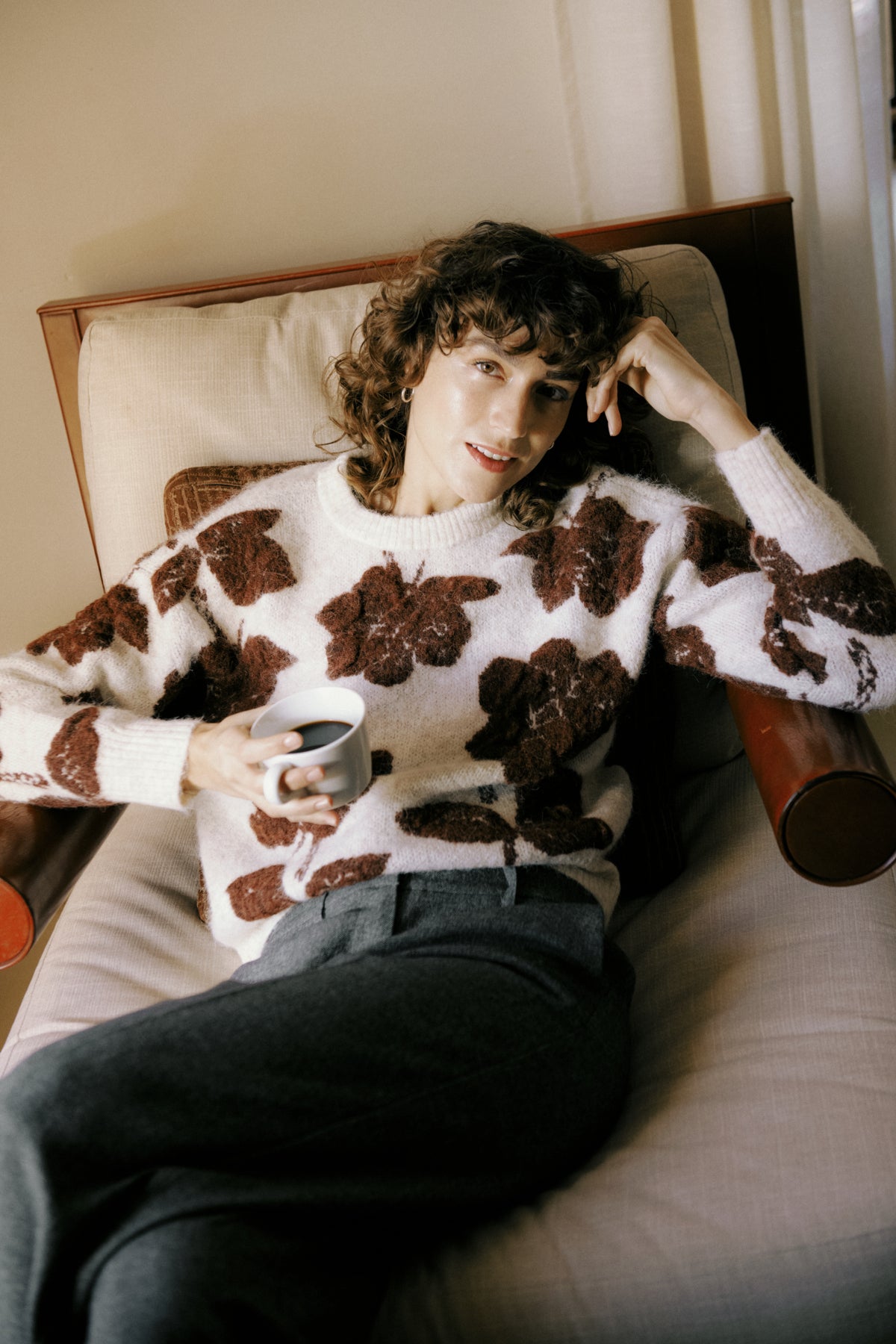 B Young Manda Jumper - Fudge Flower