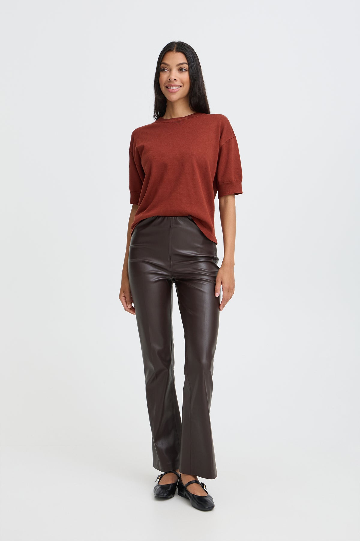 B Young DAJA Flare Trousers - Java