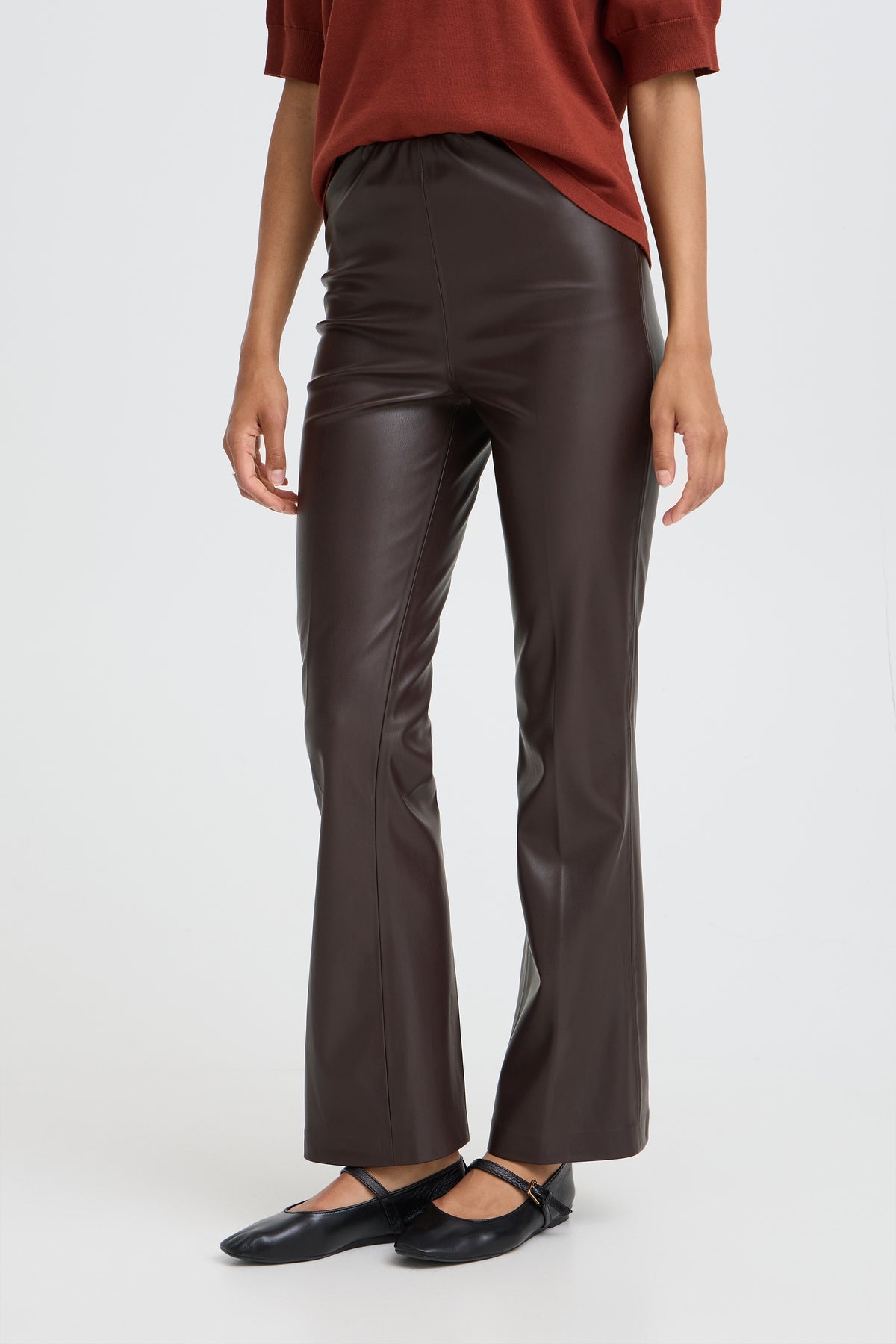 B Young DAJA Flare Trousers - Java