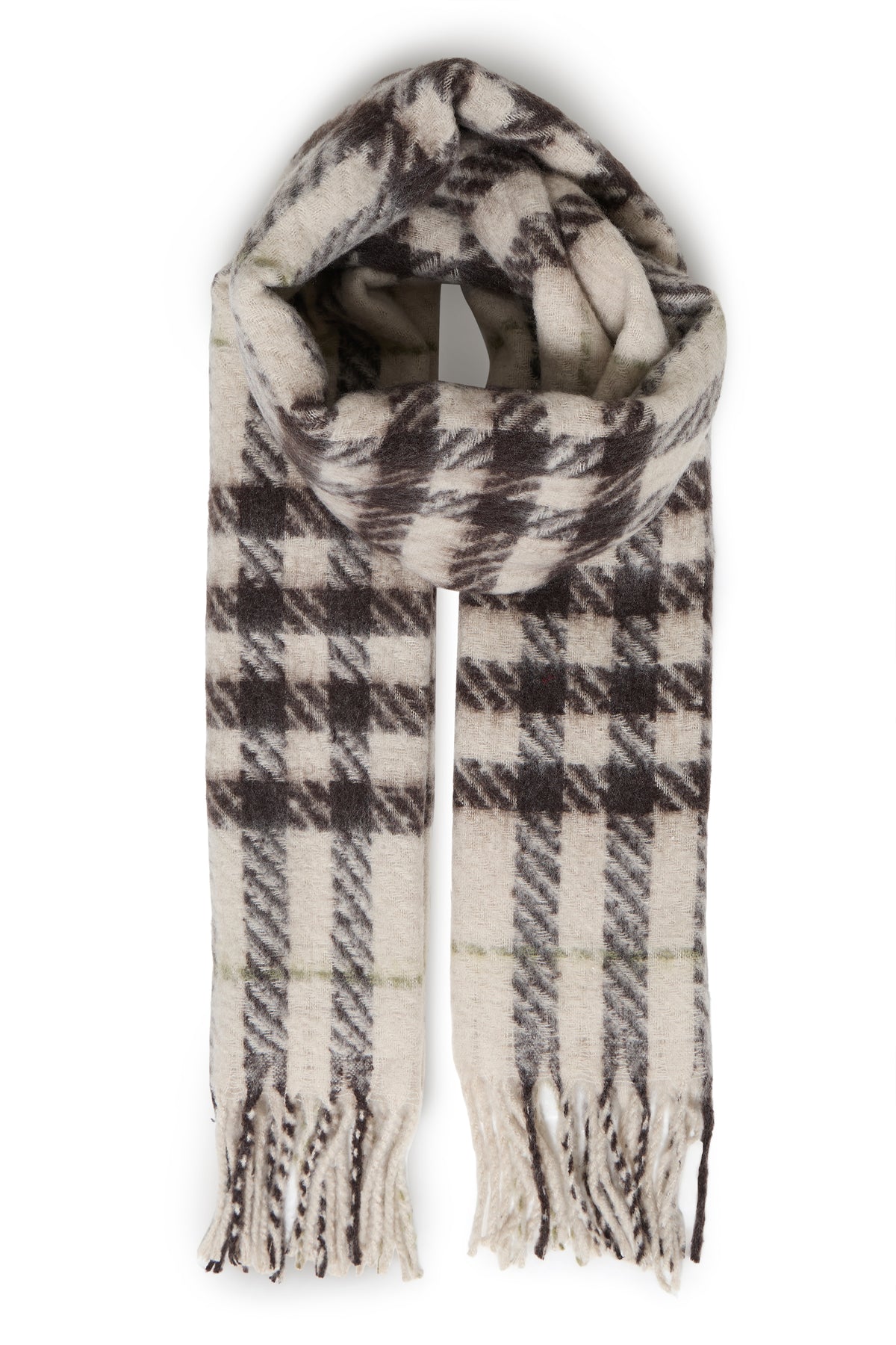 B Young WYNTER Scarf - Birch/Java Check