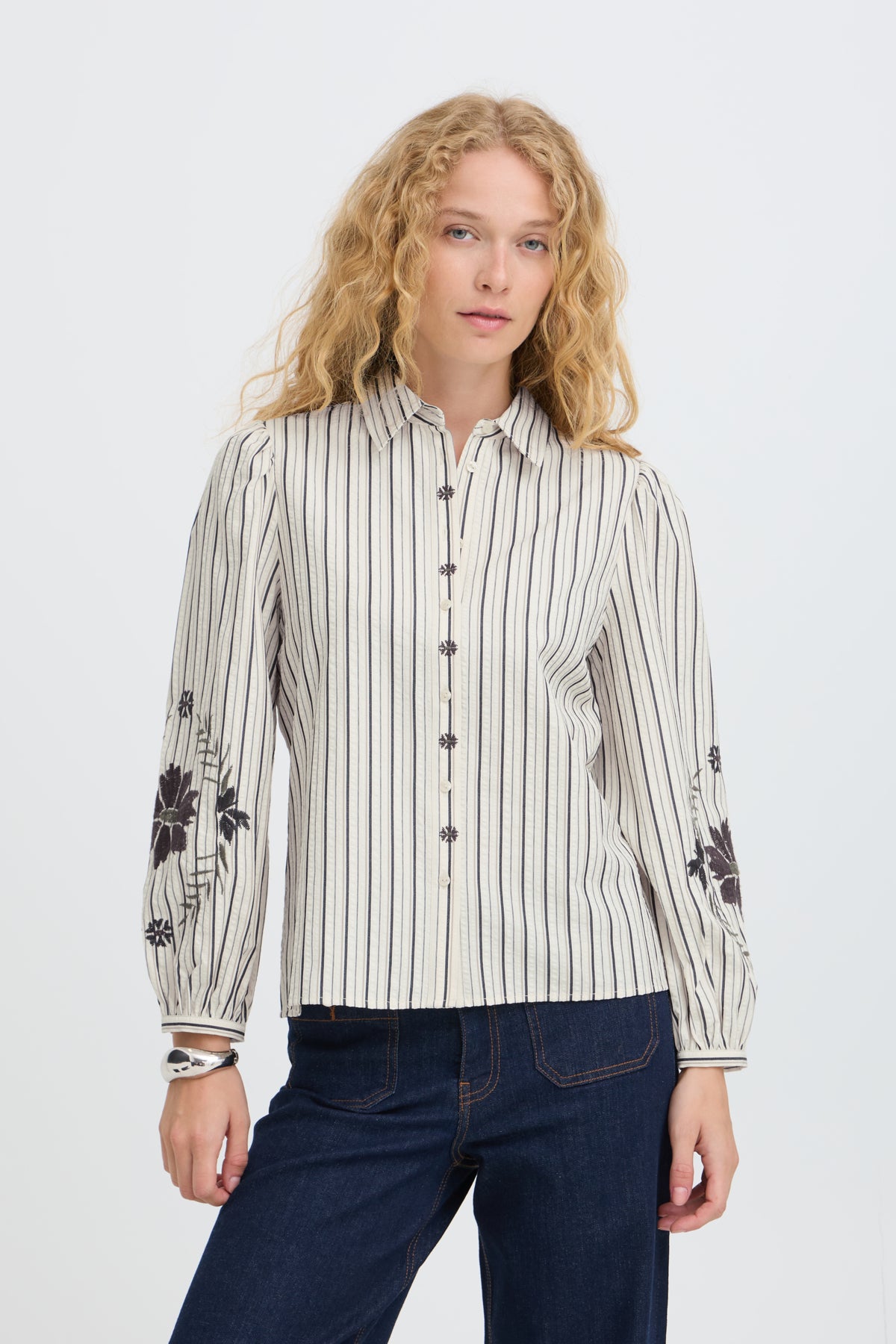 B Young HIPPI Shirt - Birch Strip