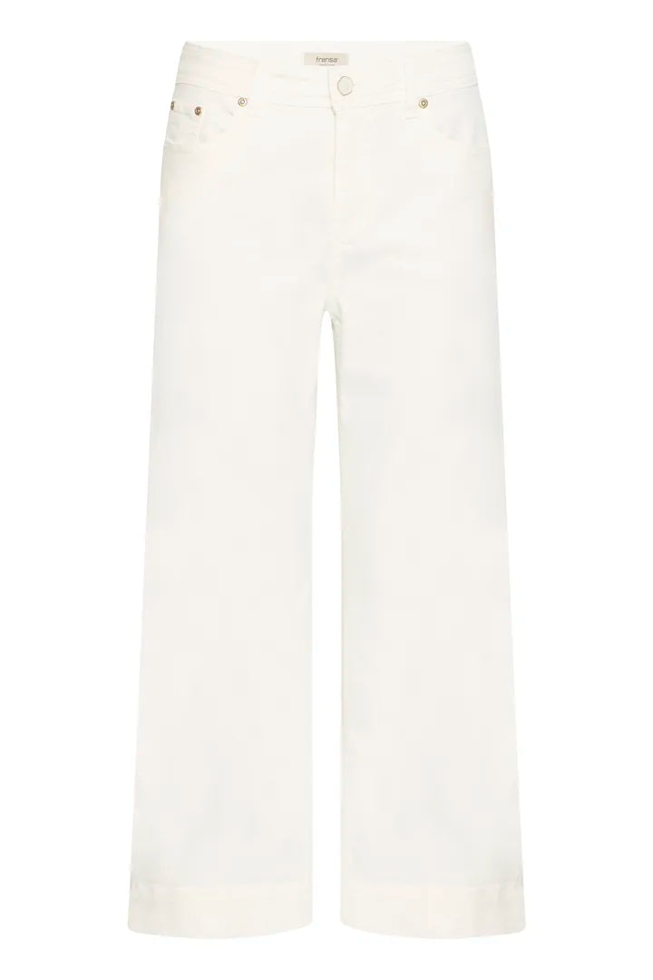 Fransa Chicago Hanna Jeans - White Denim