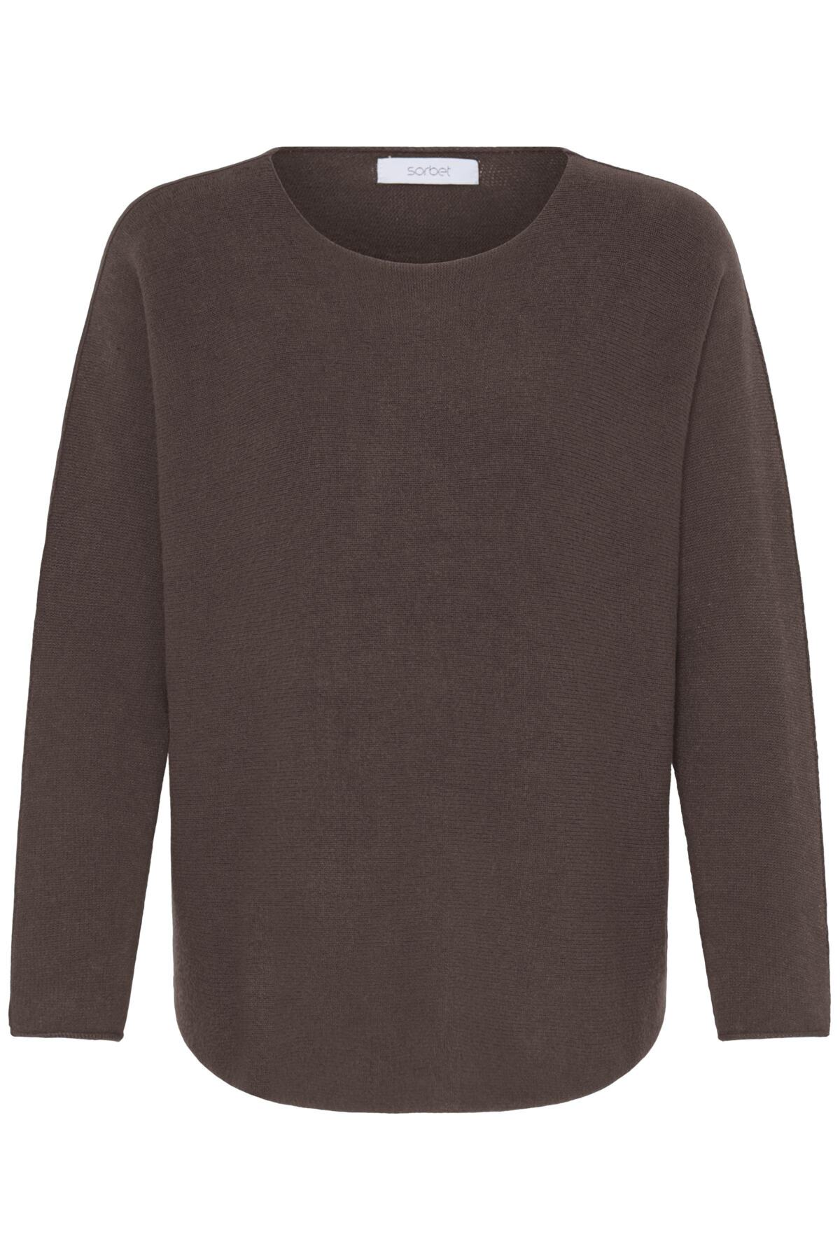 Sorbet Innova Knitted Jumper - Brown