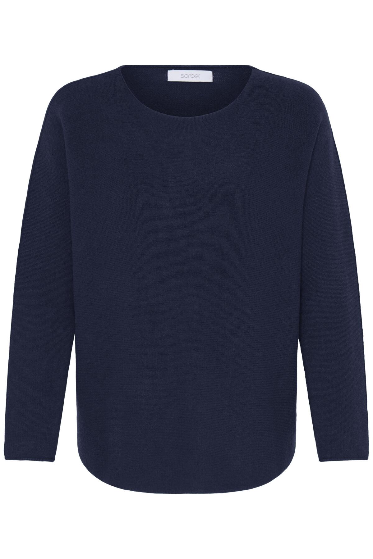 Sorbet Innova Navy Knit Jumper