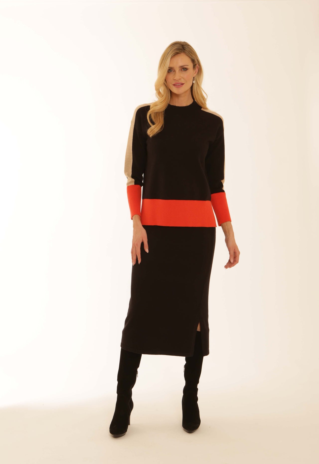 Pomodoro Knitted Jumper - Mandarin