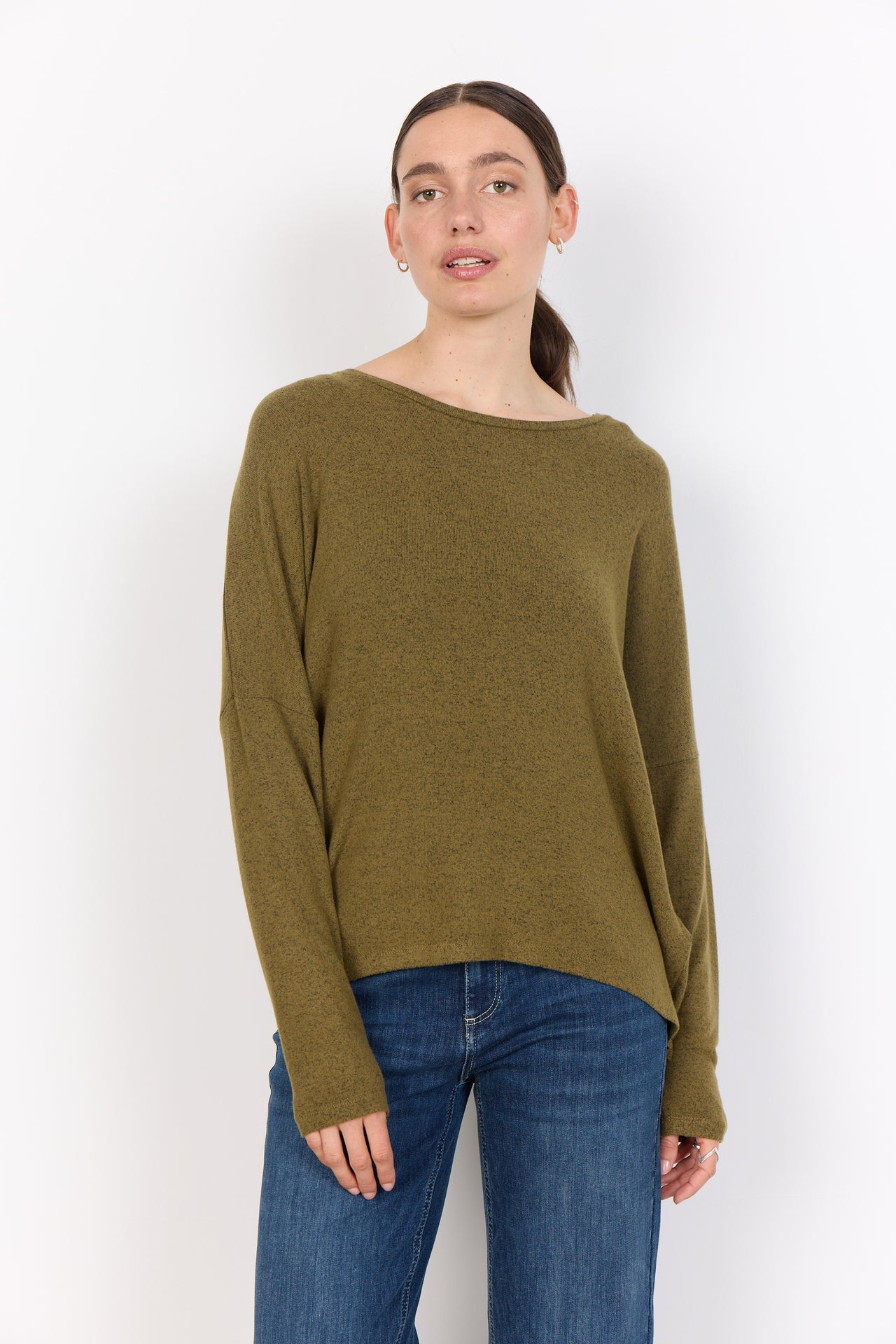 Soya Concept BIARA Blouse - Misty Olive Melange