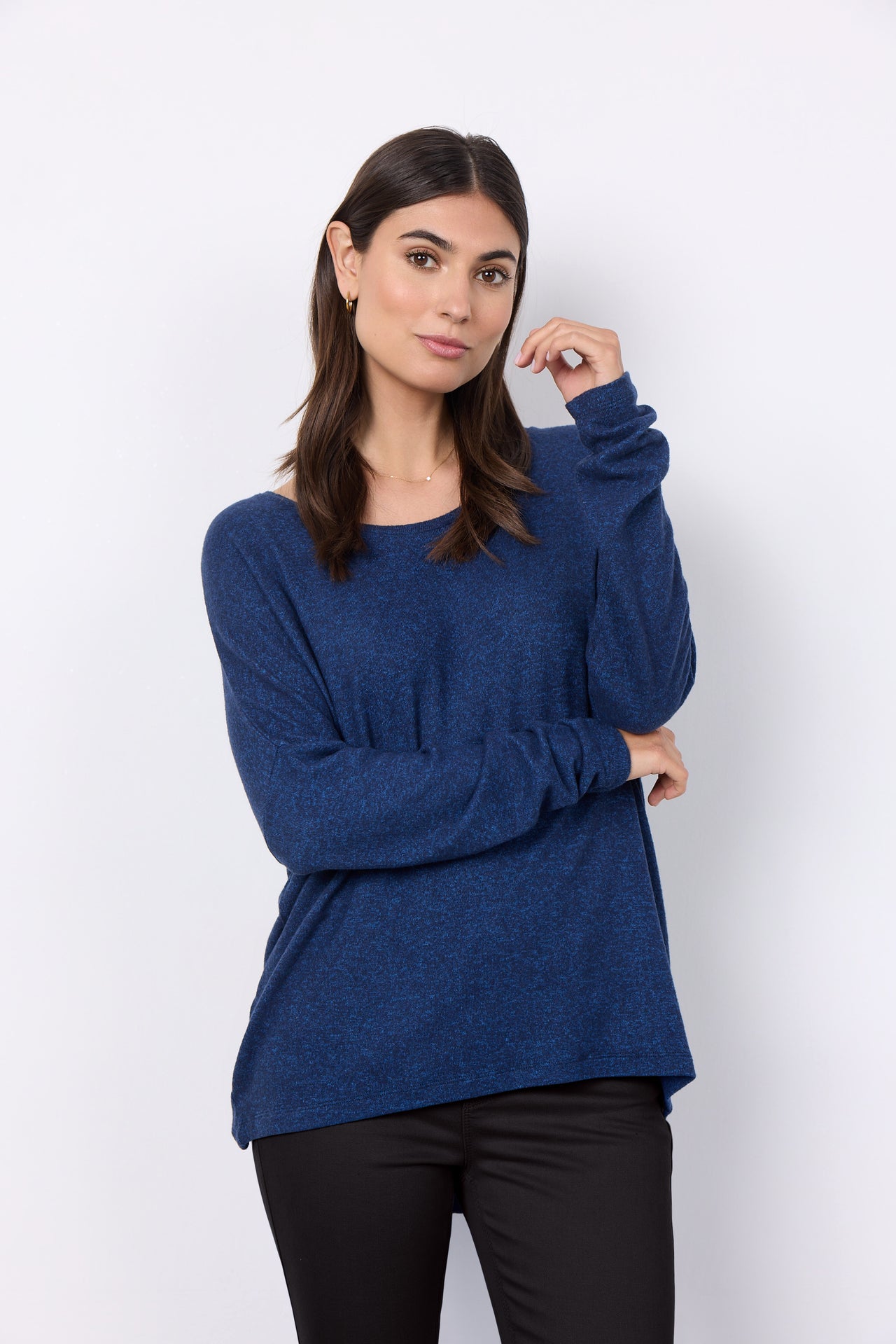 Soya Concept BIARA Blouse - Navy Melange