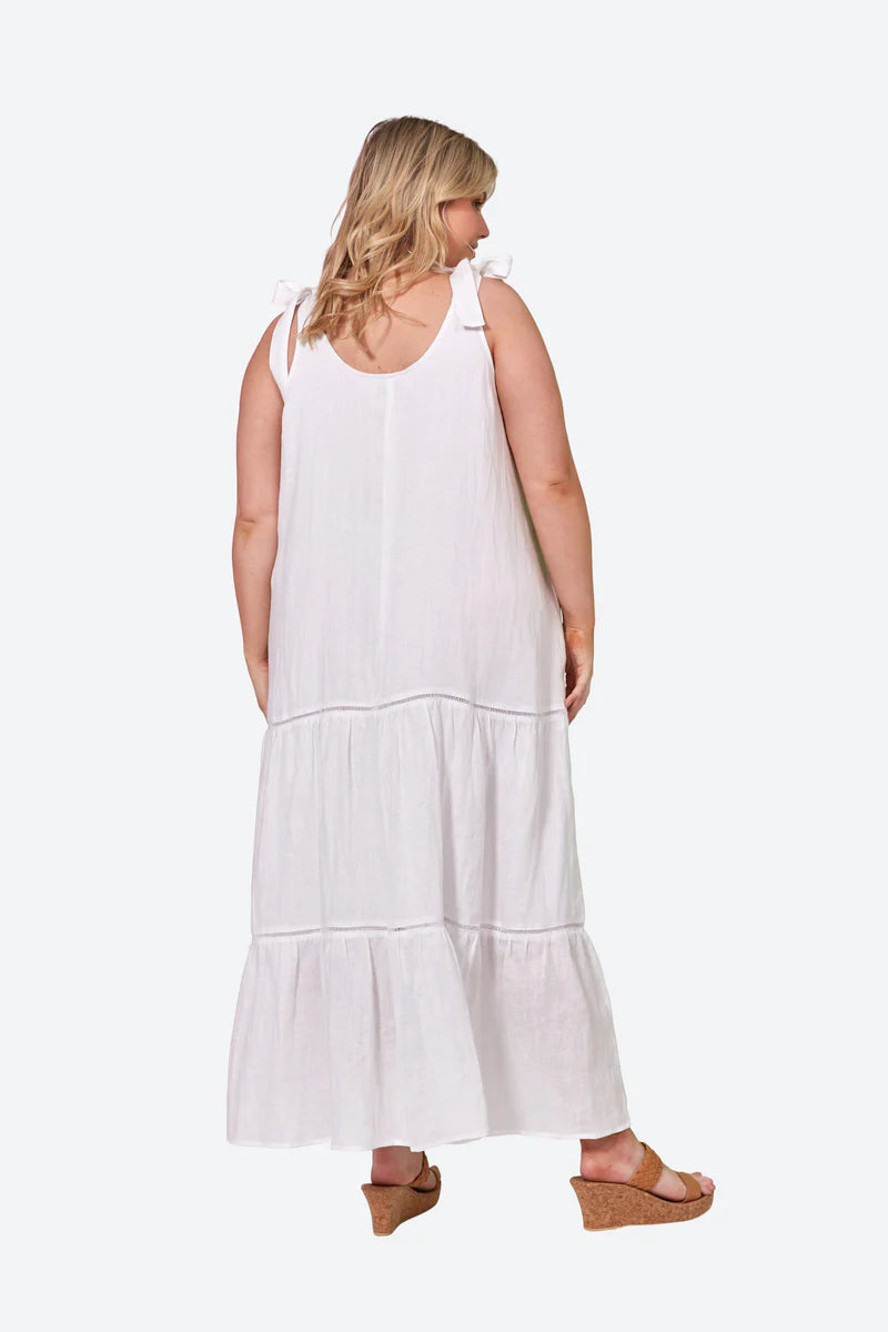 Eb&Ive La Vie Tie Blanc Maxi Dress