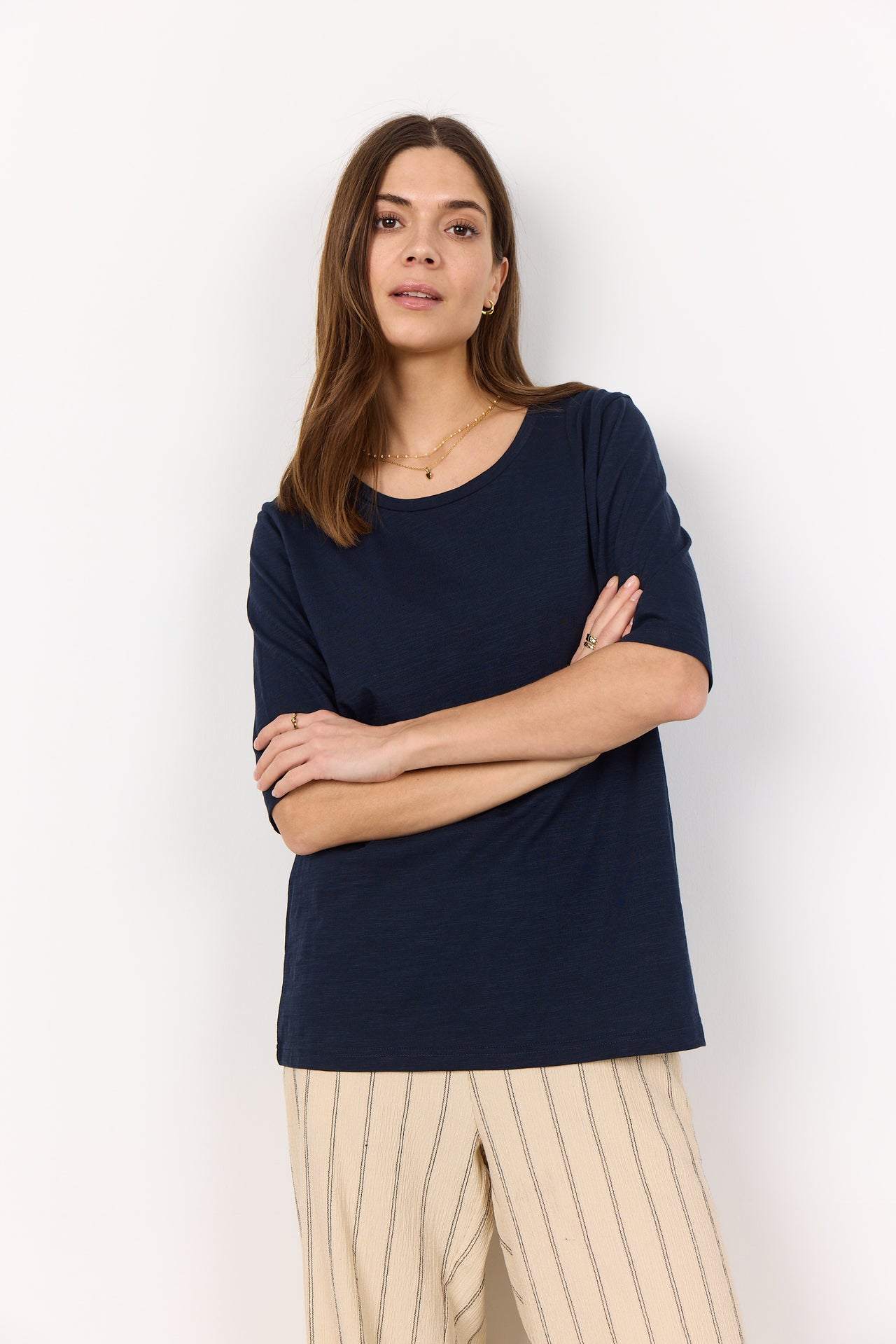 Soya Concept Babette T-Shirt - Navy