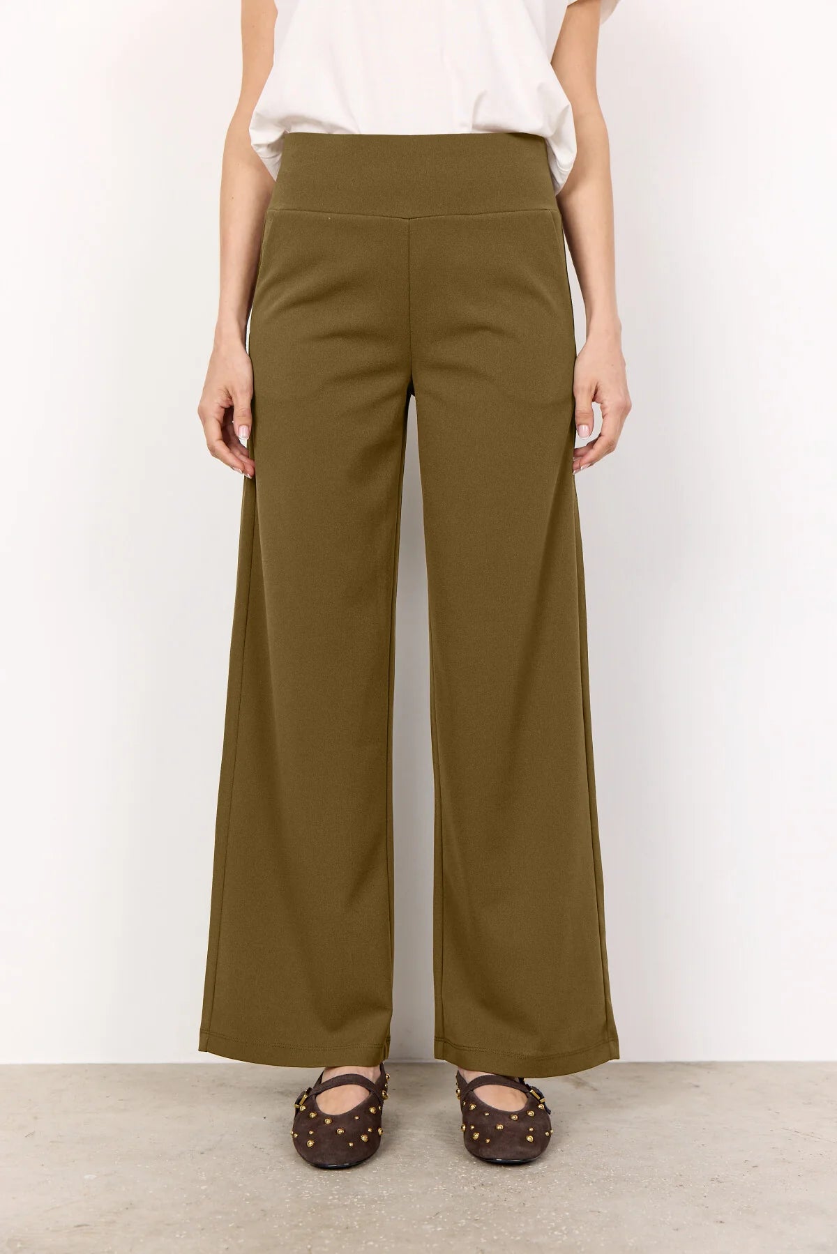 Soya Concept SIHAM Trousers - Misty Olive