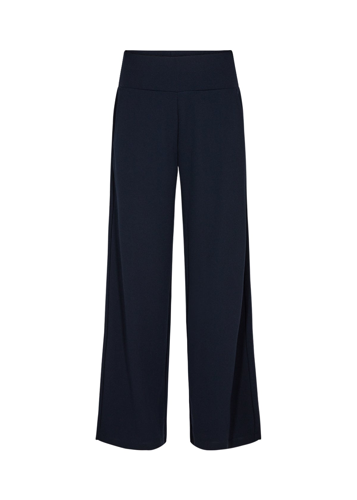 Soya Concept Siham Wide Leg Trousers - Navy