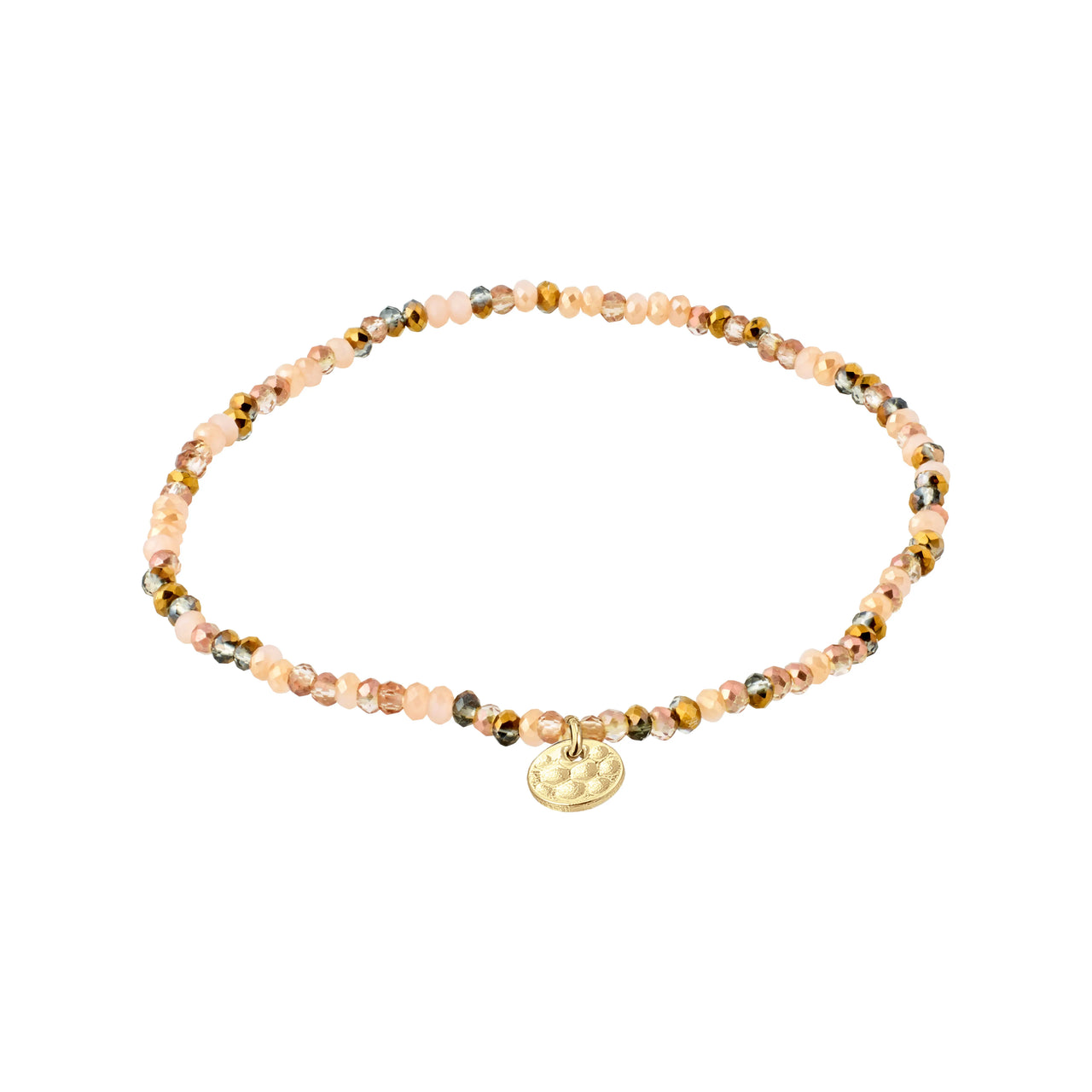 Pilgrim Indie Bracelet Gold & Brown Mix