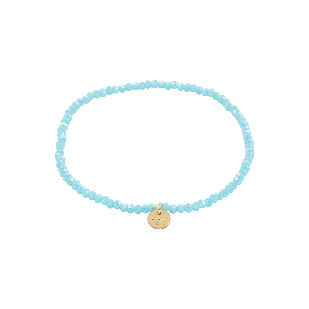 Pilgrim Indie Bracelet Gold & Blue Plated