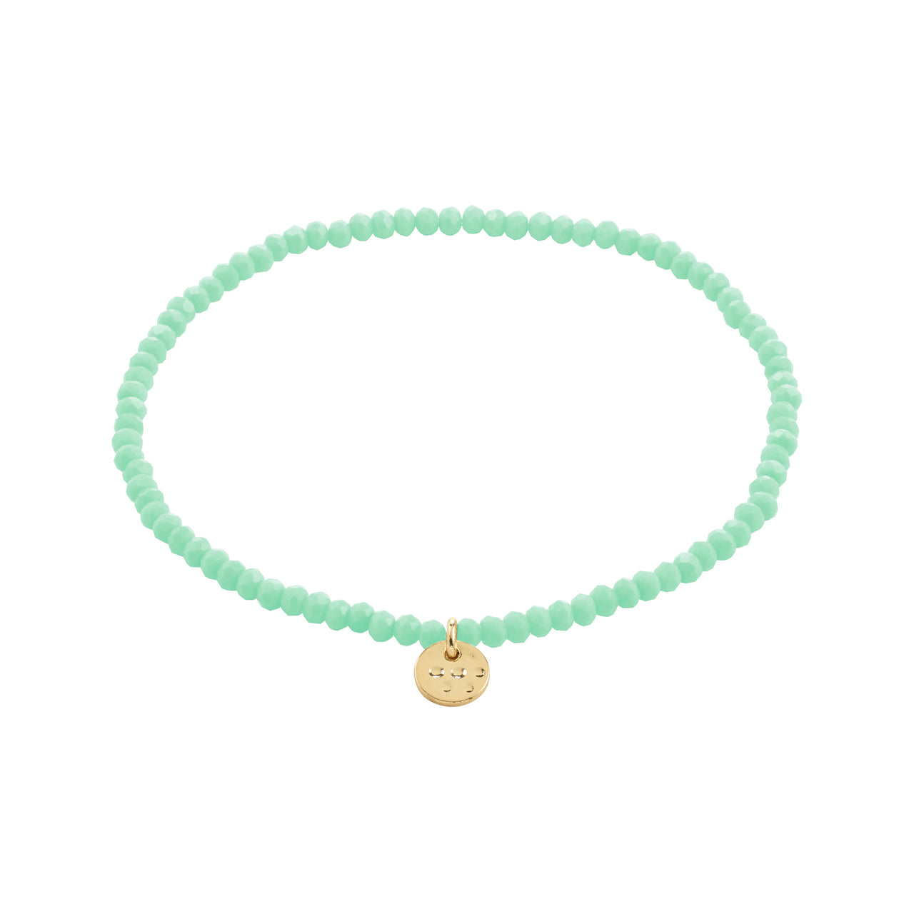 Pilgrim Indie Bracelet Gold & Light Green