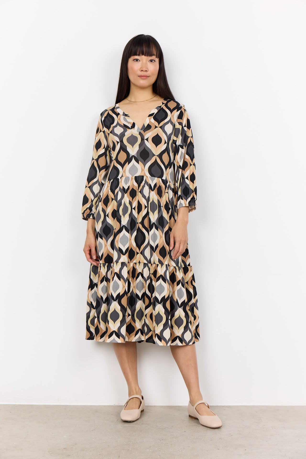 Soya Concept FELICITY Dress - Black Combi