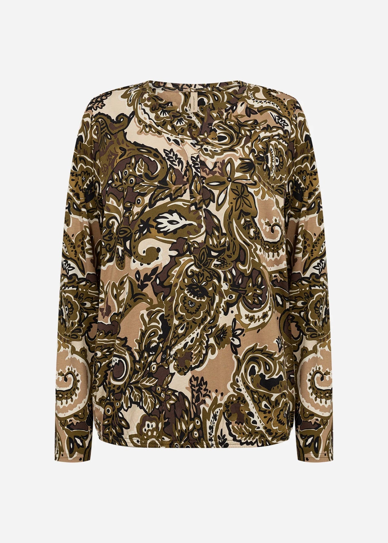 Soya Concept FELICITY Blouse - Dark Olive Combi