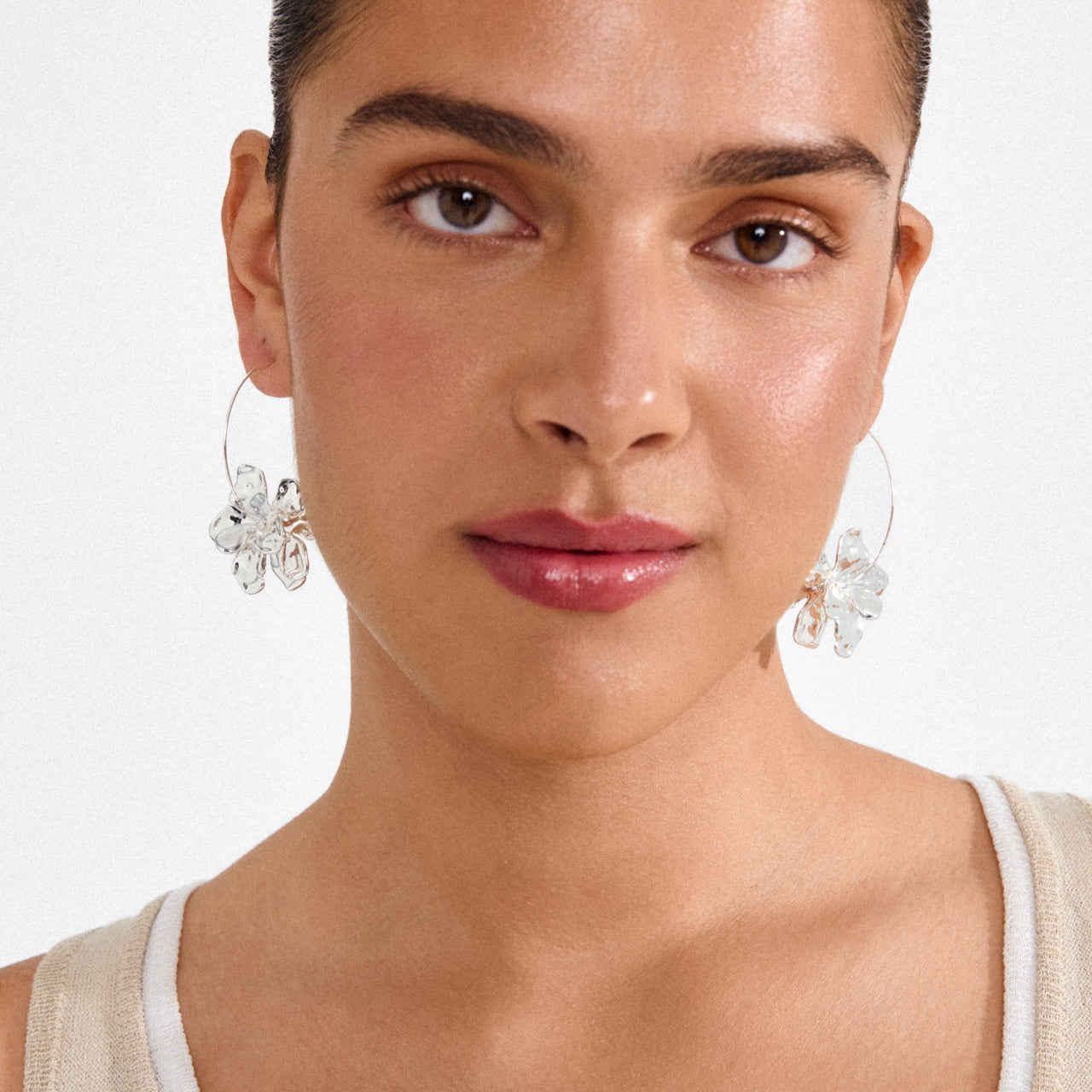 Pilgrim Lunith Earrings Sliver Plated