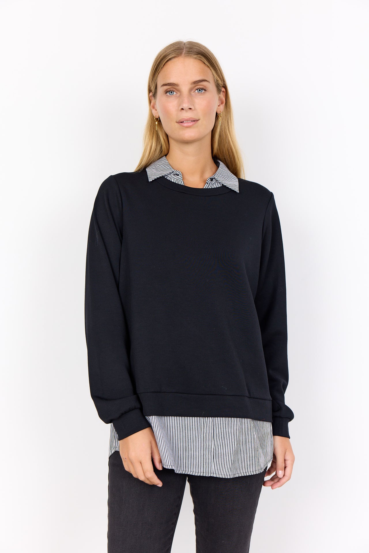 Soya Concept BANU Blouse - Black Combi