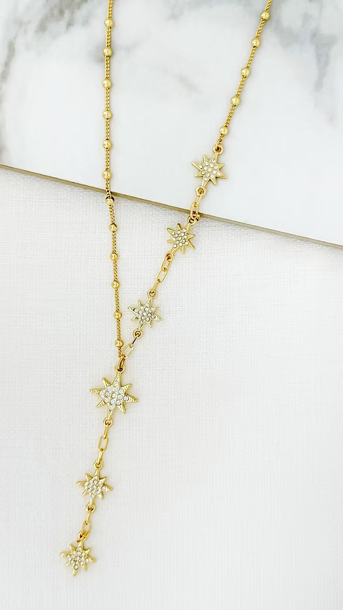 Envy Star Necklace Gold
