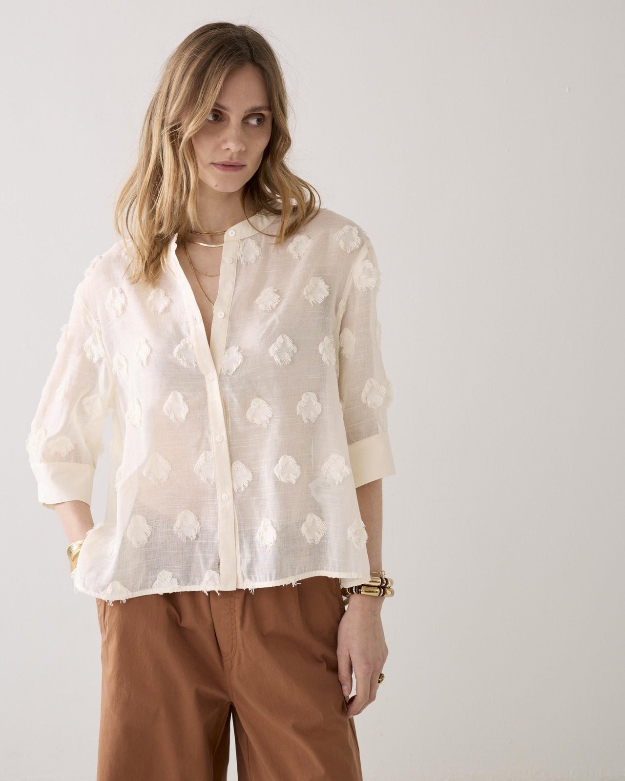 Summum Blouse 3D New - Ivory
