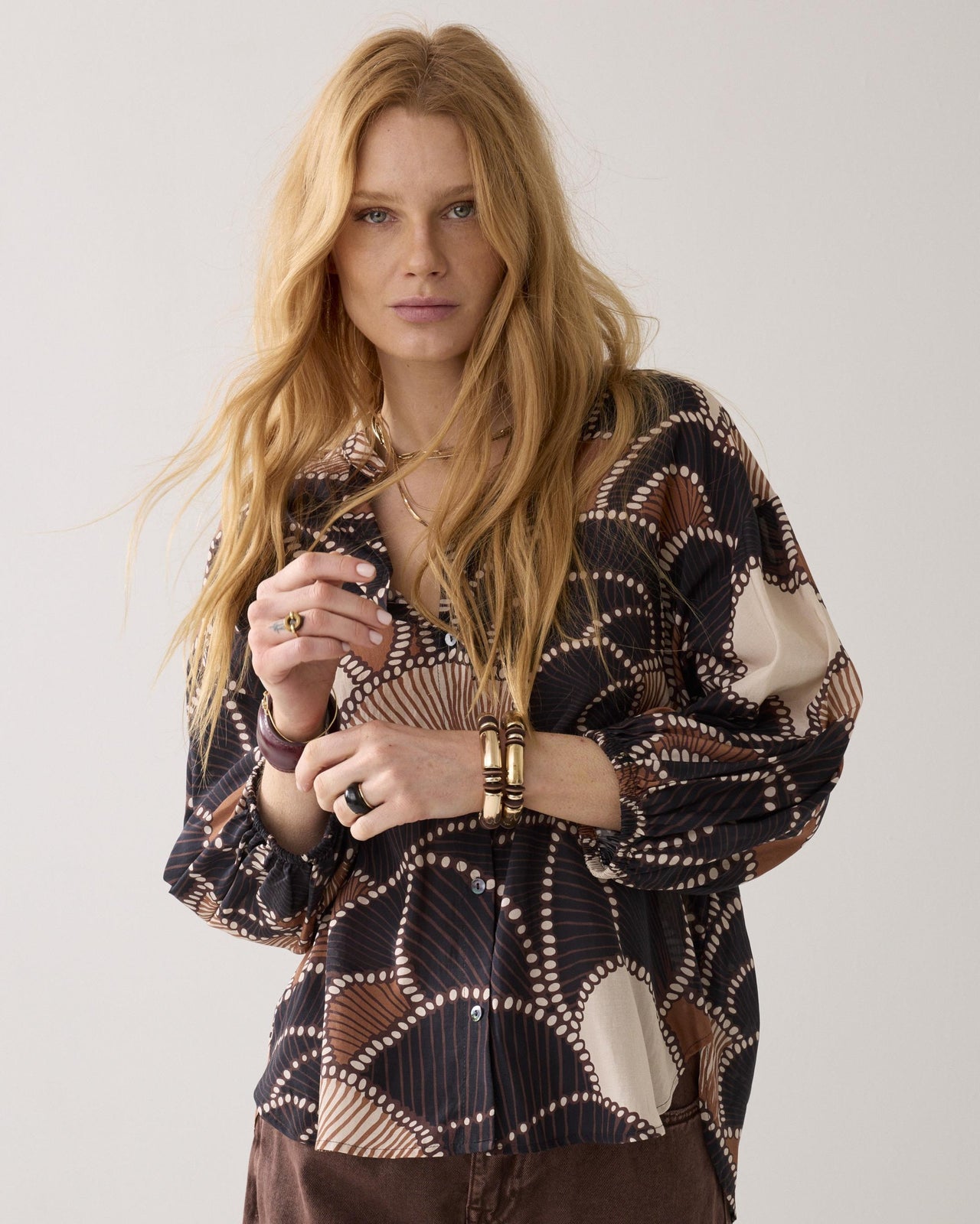 Summum All Over Blouse - Multicolour