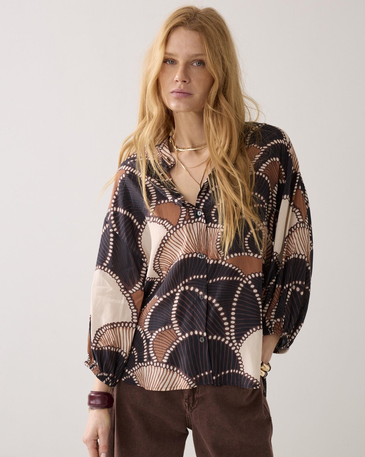 Summum All Over Blouse - Multicolour