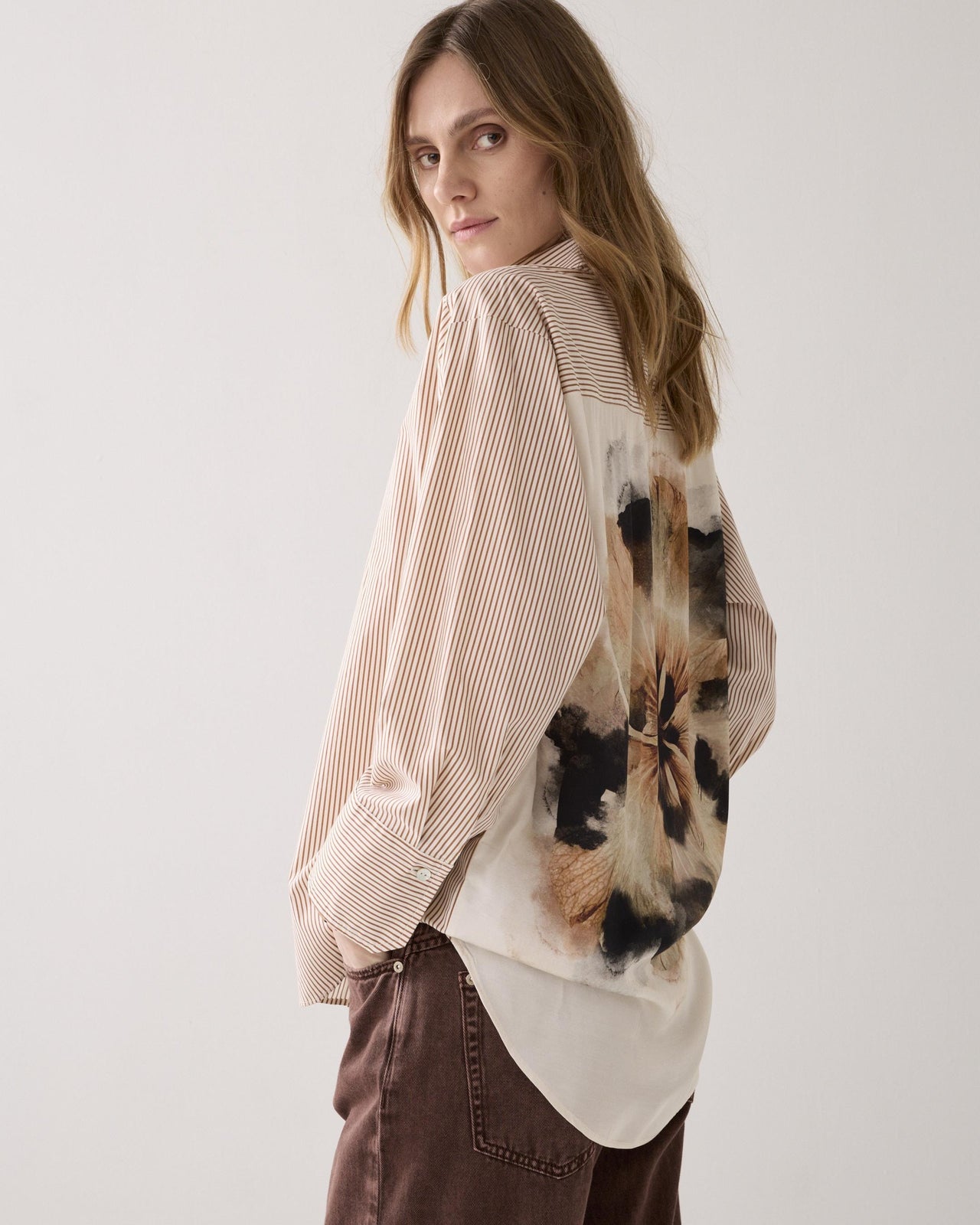 Summum Blouse Big Flower Print - Multicolour